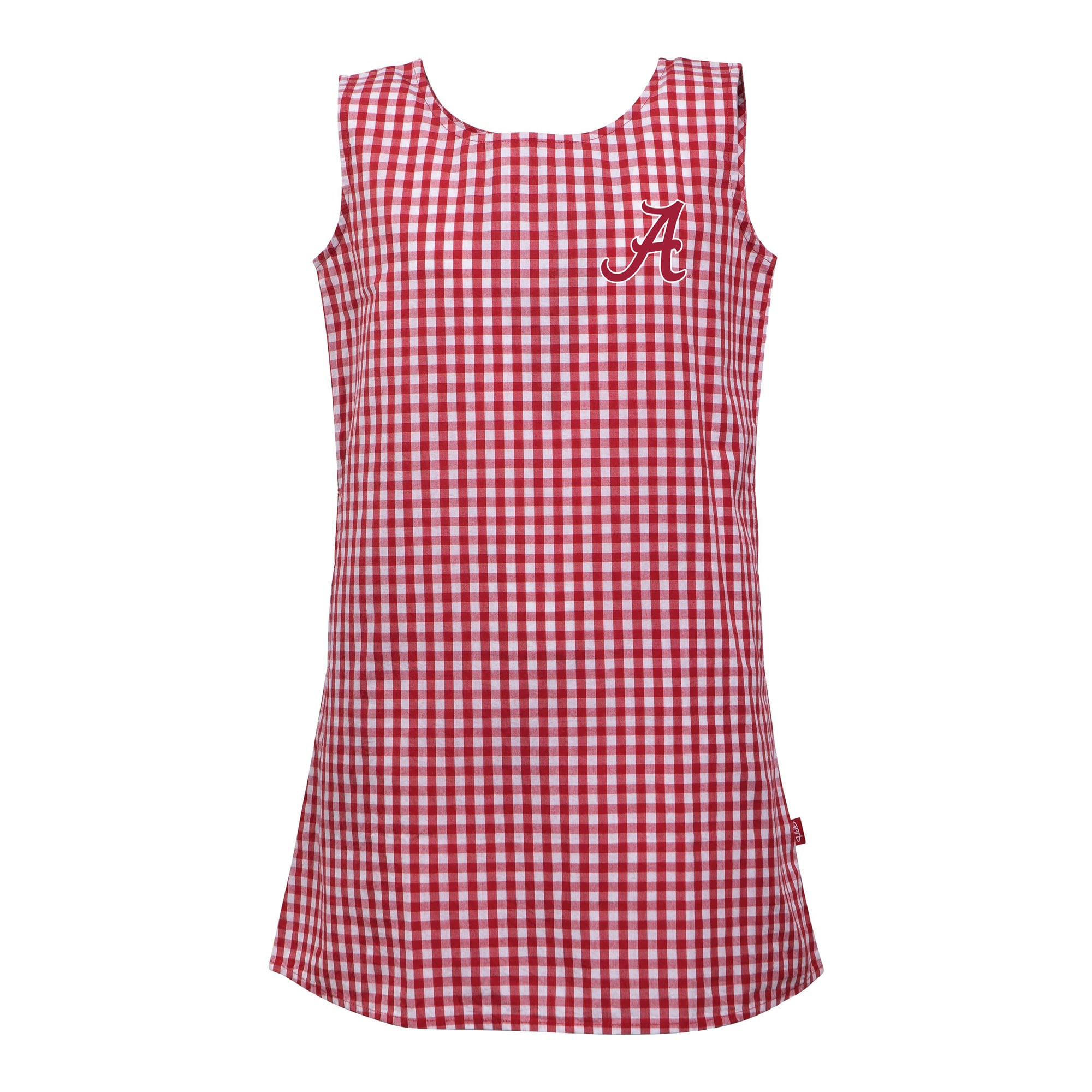 Girls Toddler Garb  Crimson Alabama Tide Woven Gingham Dress