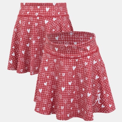 Jupe-short fluide Alabama Crimson Tide ZooZatz pour jeunes filles - Rouge