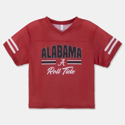 T-shirt en maille pour filles Alabama Crimson Tide ZooZatz - Rouge