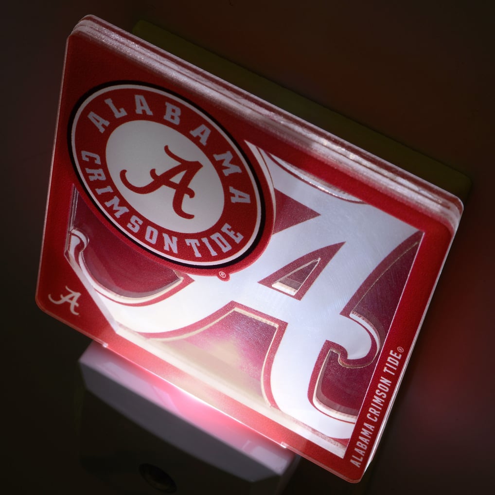 IDNA Alabama Crimson Tide Logo Series Night Light