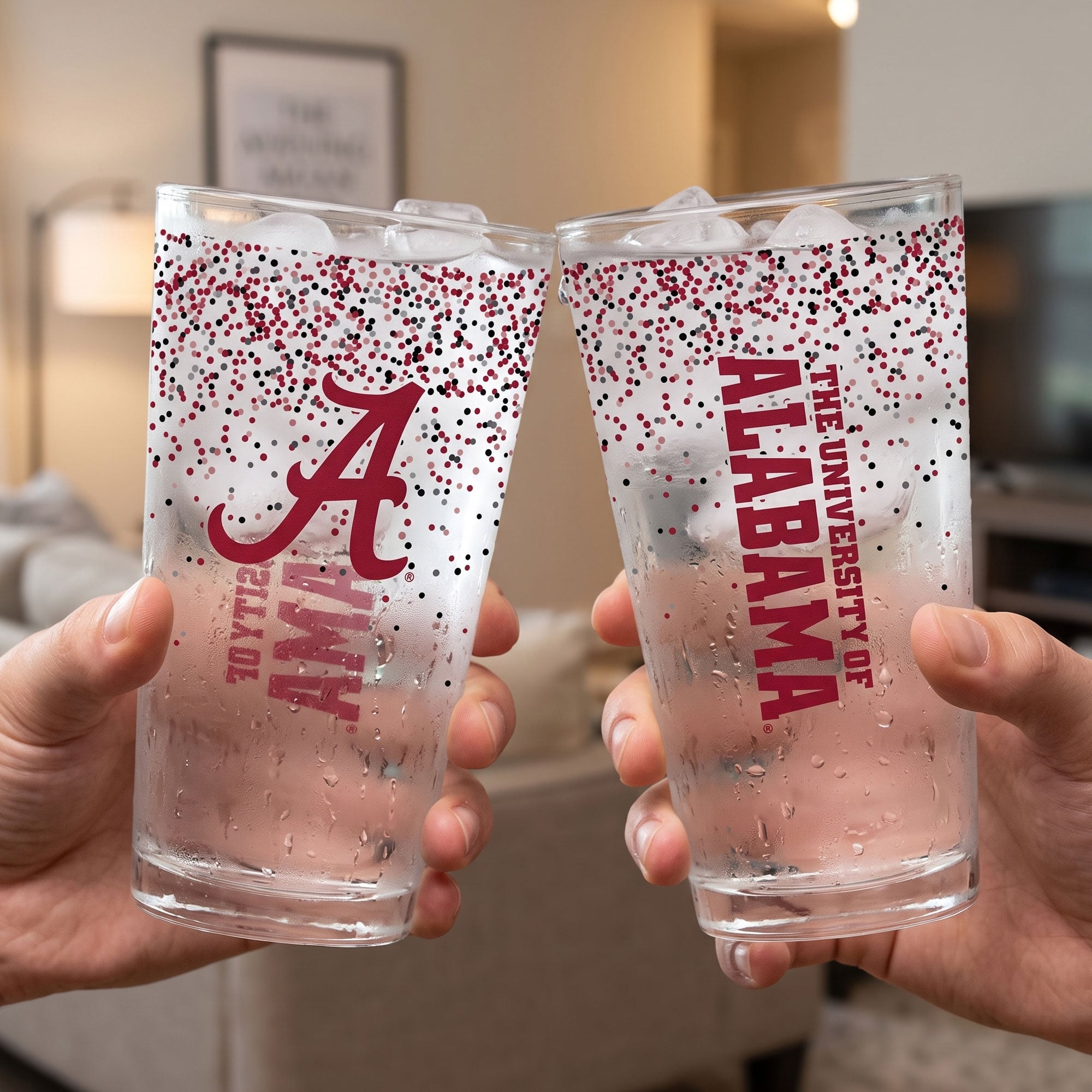 Indigo Falls Alabama Crimson Tide Confetti Pints ​​- Lot de 2