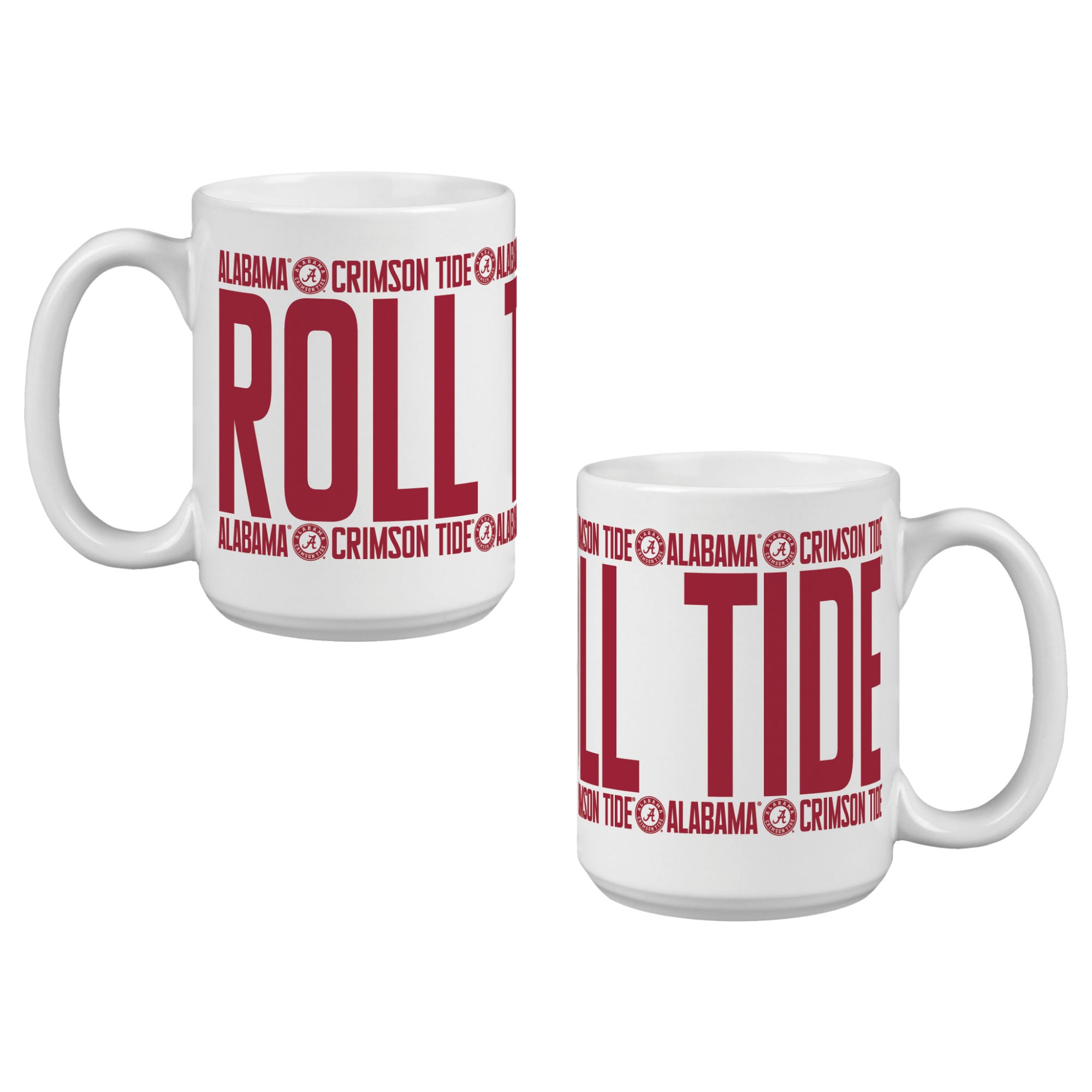 Mug surélevé Crimson Tide d'Indigo Falls, Alabama - Lot de 2
