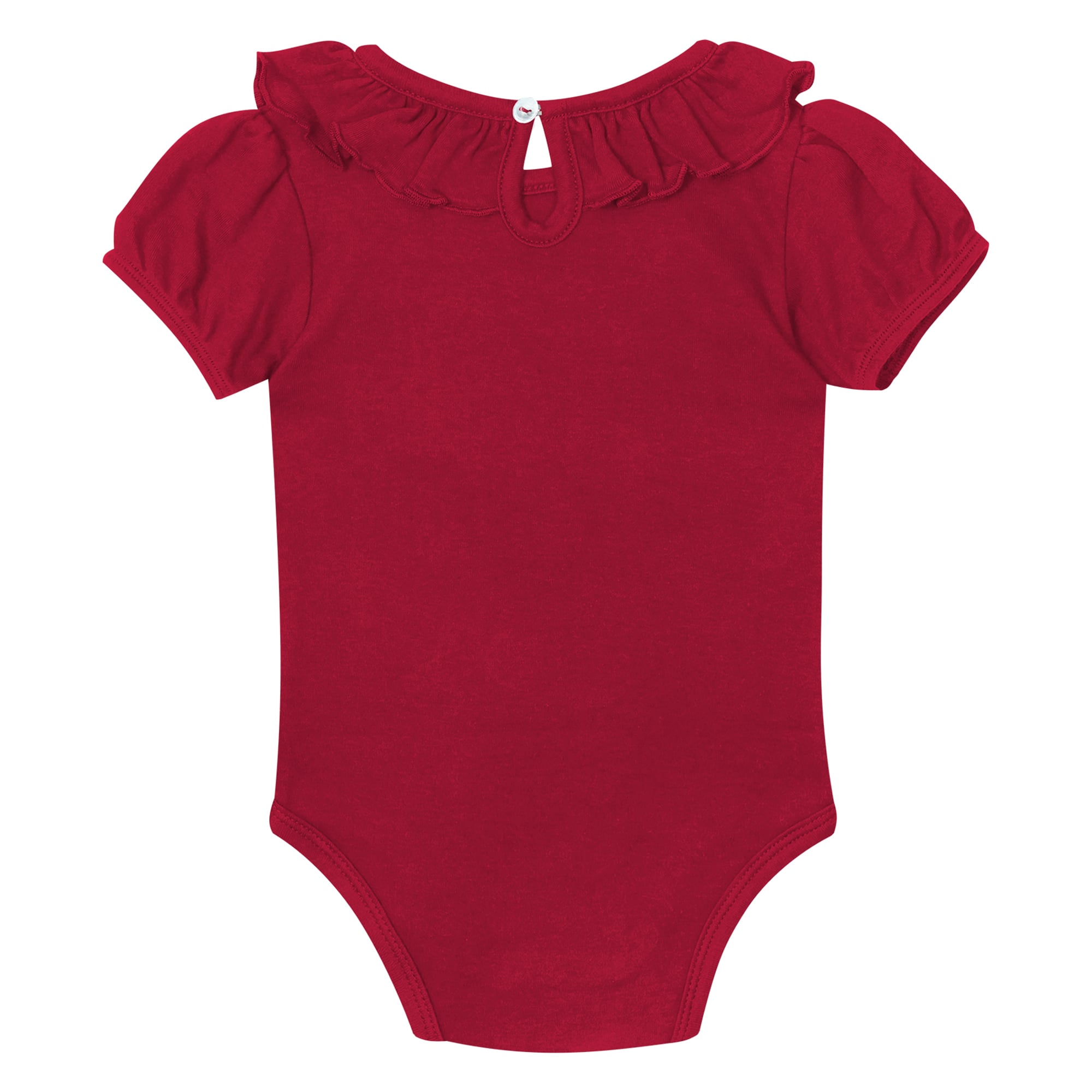 Ensemble de deux bodies à volants pour bébé Outerstuff, rouge/gris, motif Alabama Crimson Tide