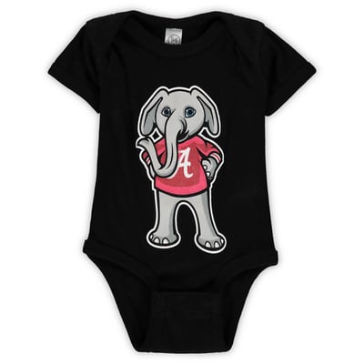 Alabama Crimson Tide Two Feet Ahead Infant Big Logo Bodysuit - Black
