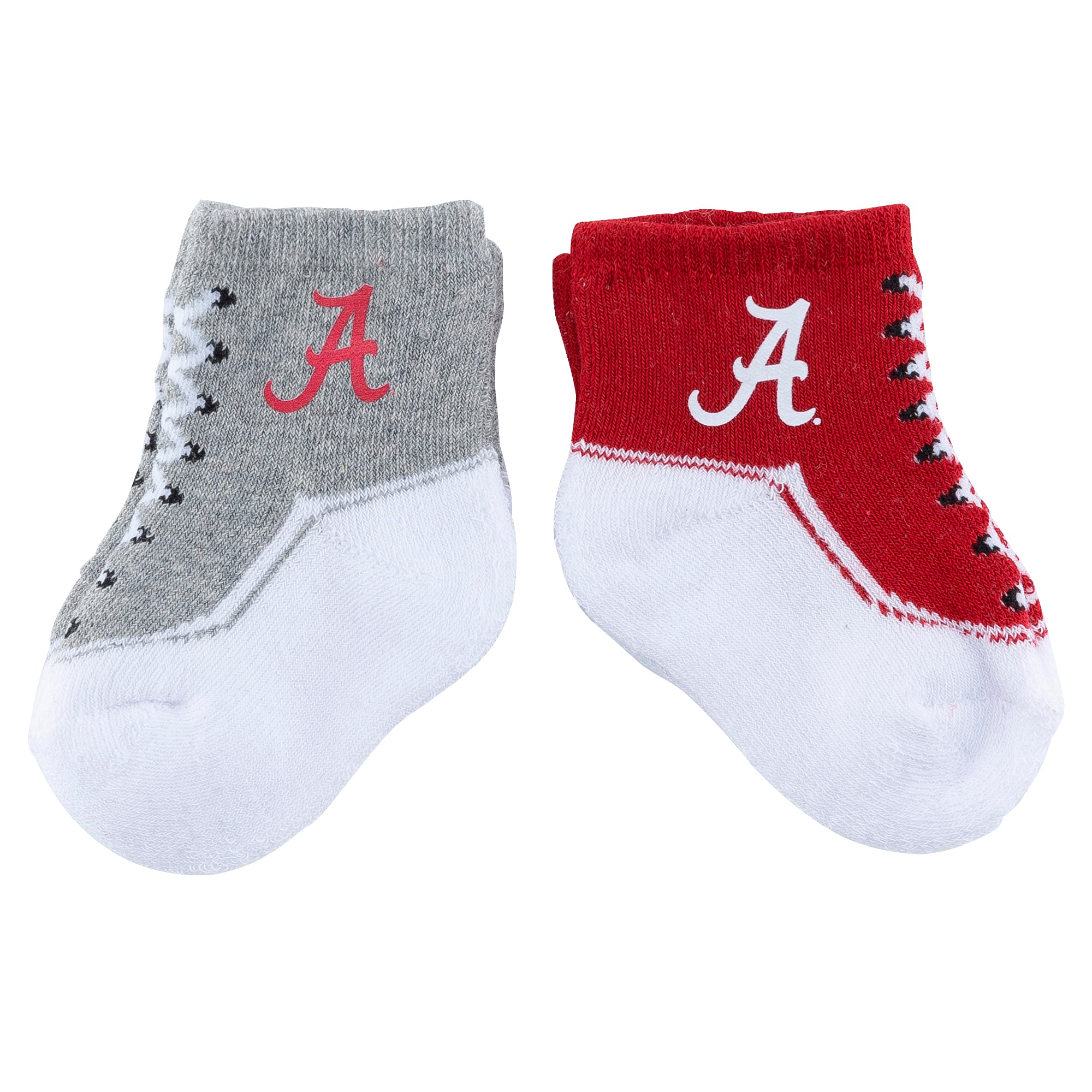 Chaussettes pour bébé ZooZatz Alabama Crimson Tide (lot de deux)