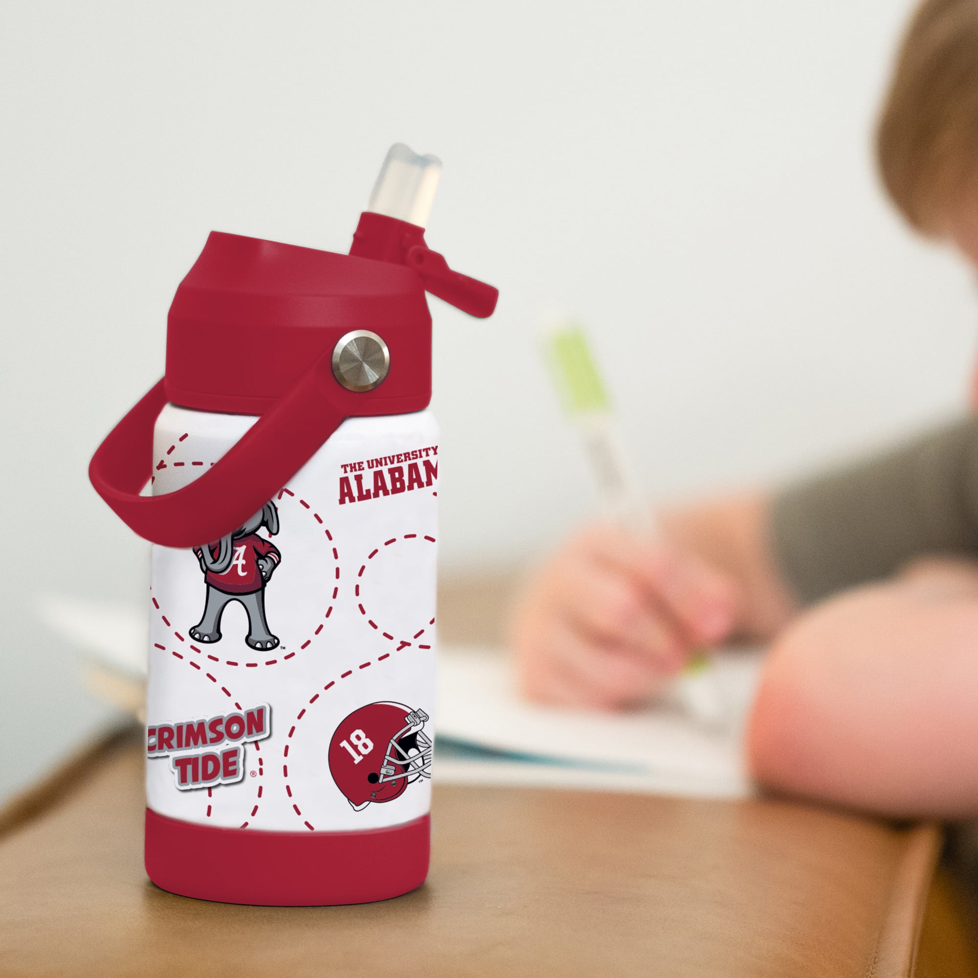 Logo Brands Alabama Crimson Tide 12oz. Mascot Bottle