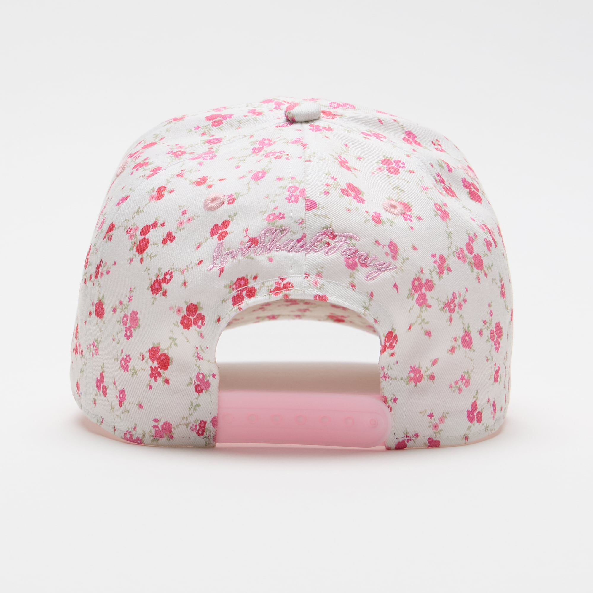 LoveShackFancy Women's White Alabama Crimson Tide Floral Adjustable Hat