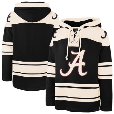  Alabama Crimson Tide '47 Superior Lacer Hoodie - Black