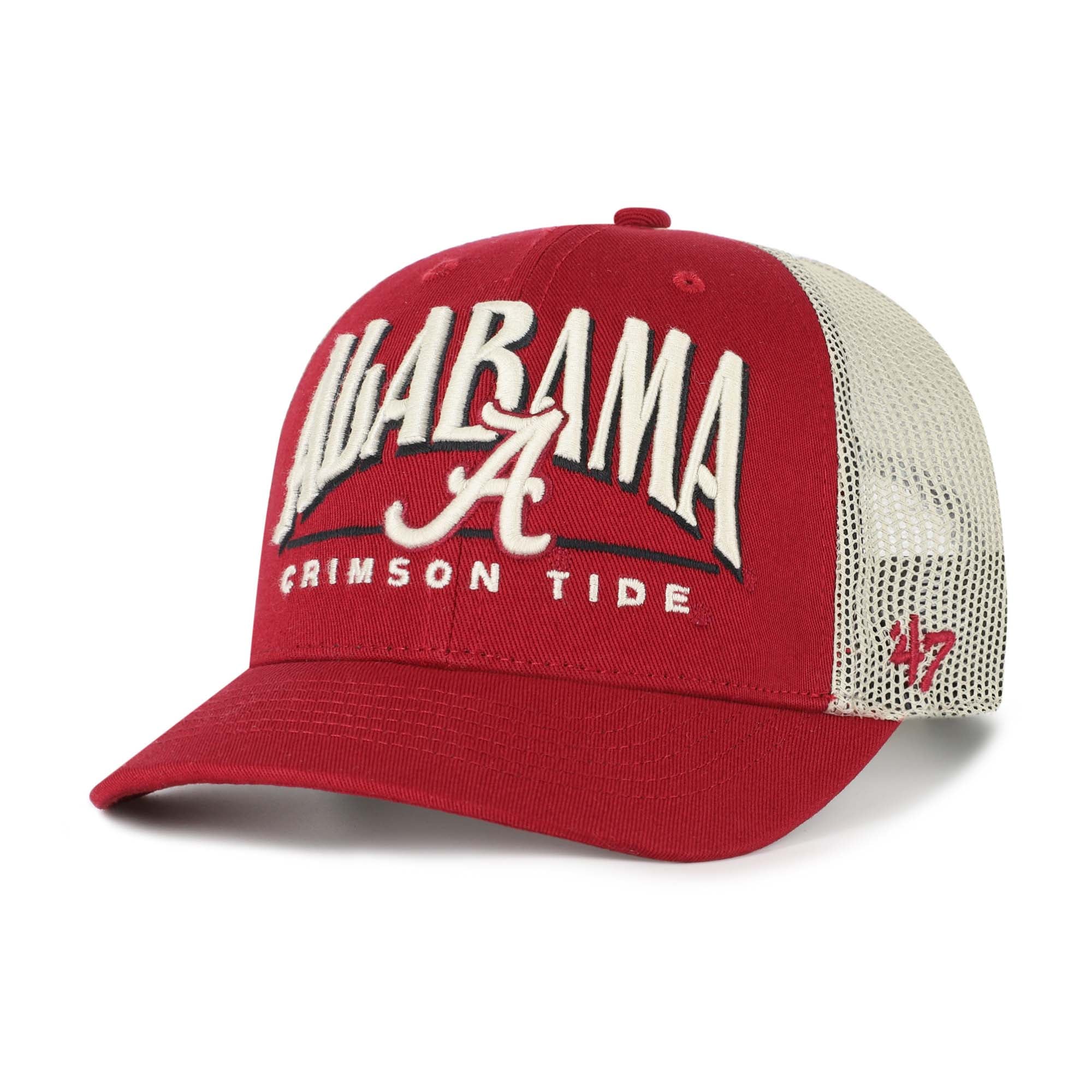 Casquette de camionneur ajustable Crimson Tide Arid Alabama 47 pour homme