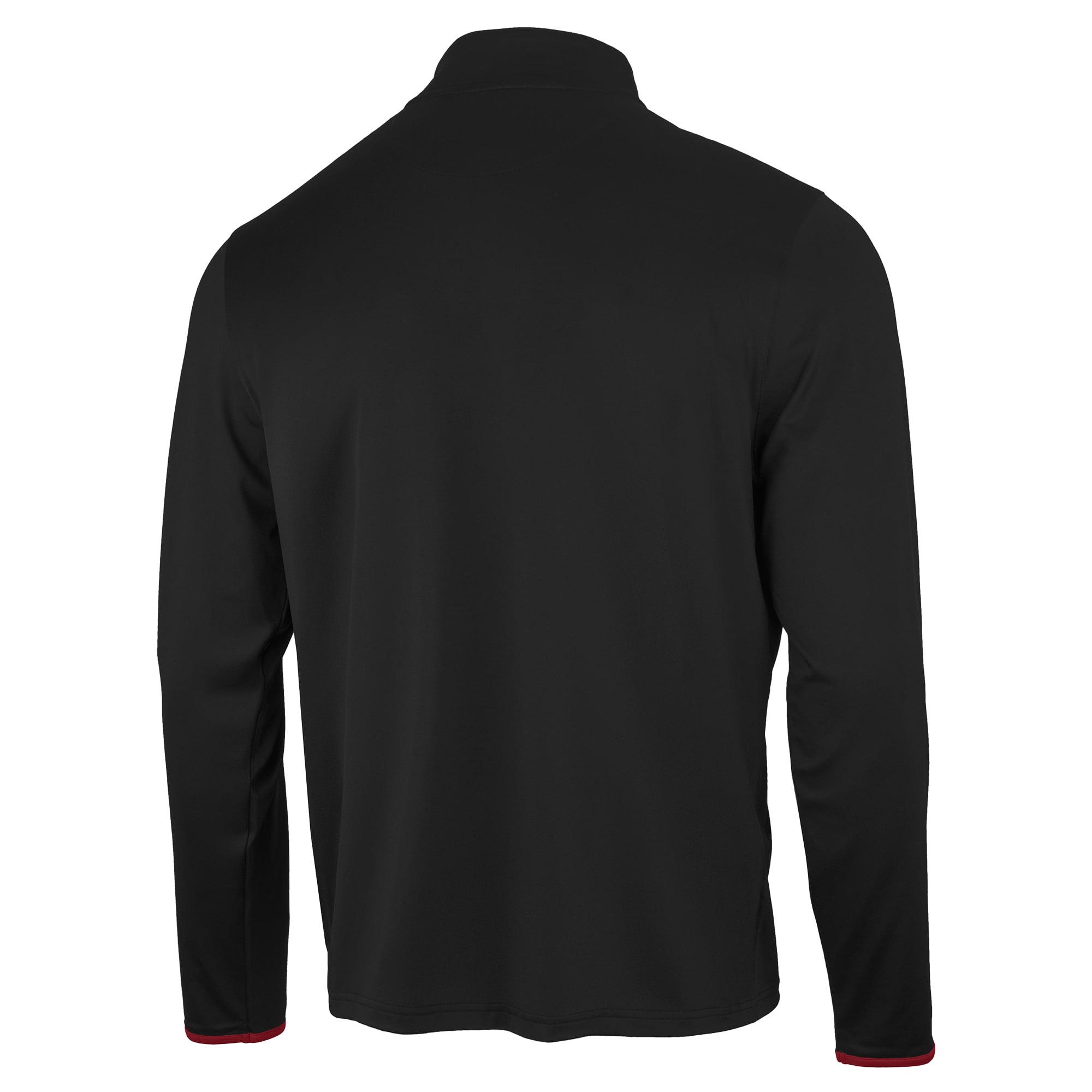 Pull à col zippé Antigua Black Alabama Crimson Tide pour homme