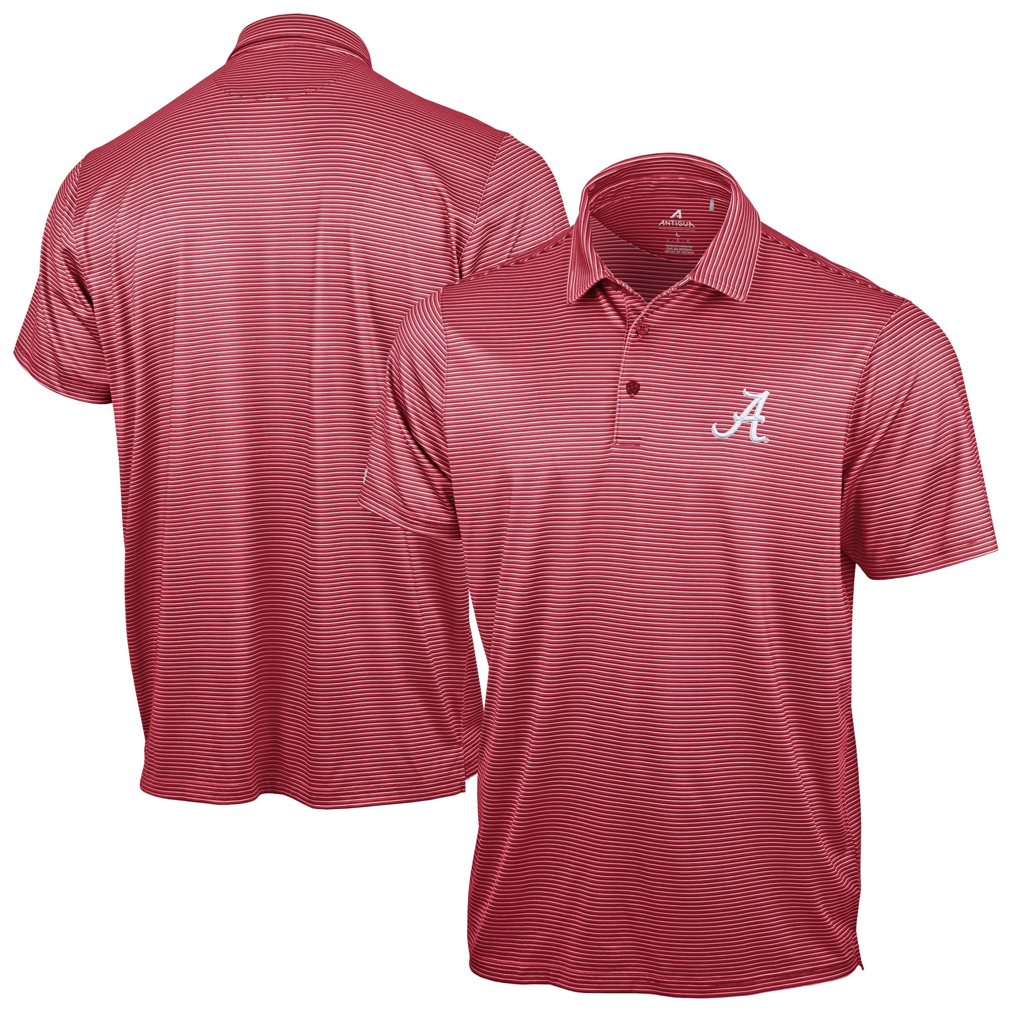 Polo de la lignée Antigua Crimson Alabama Tide pour homme