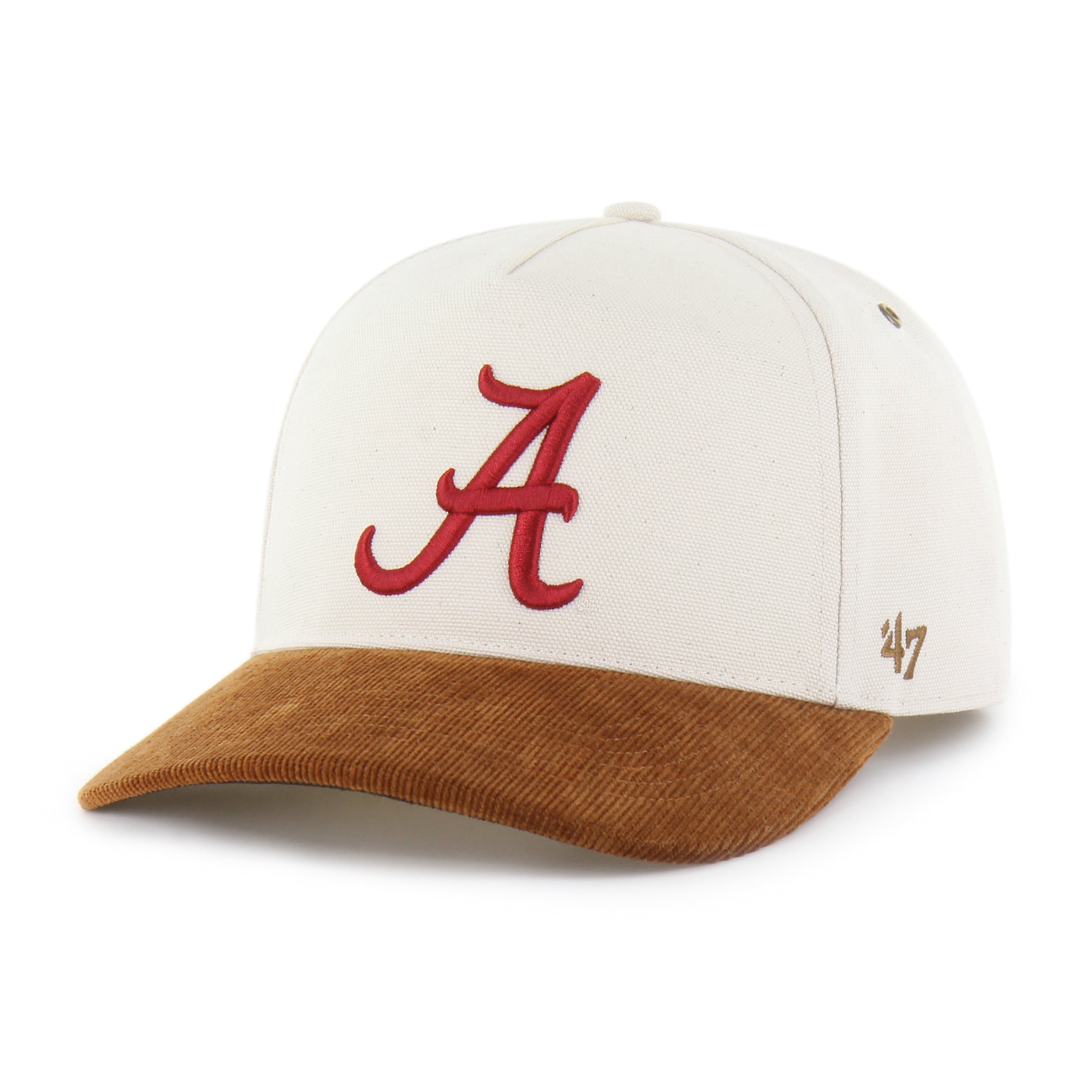 Men's Carhartt x '47 Natural/Brown Alabama Crimson Tide Undyed Relaxed Hitch Adjustable Hat