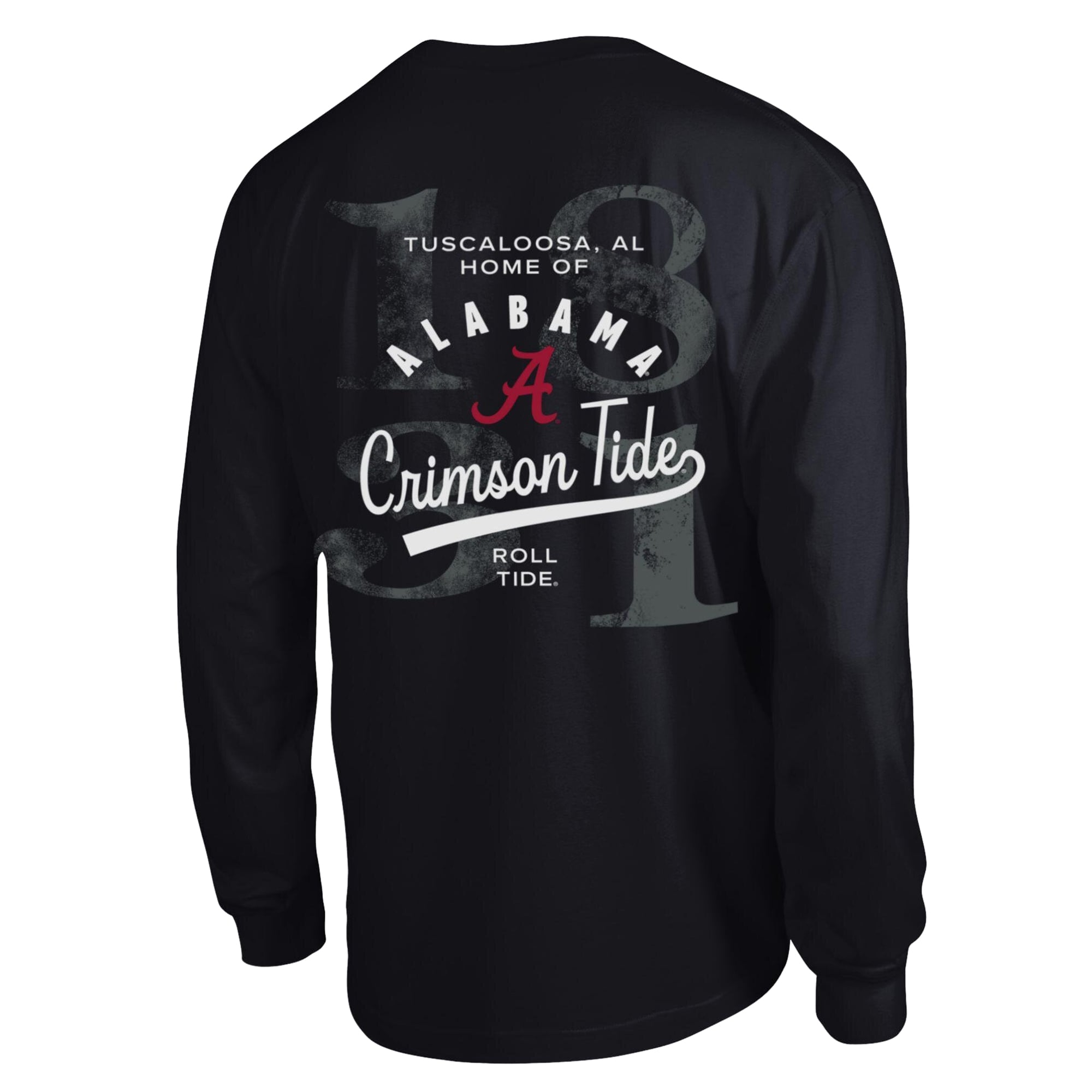 T-shirt à manches longues plastifié Champion Black Alabama Crimson Tide All-Star pour homme