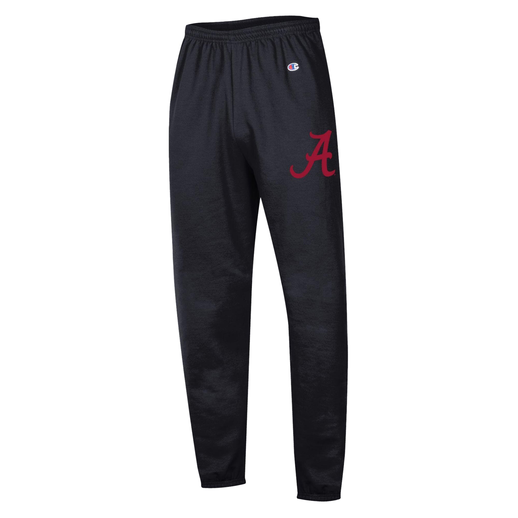 Men's Champion  Black Alabama Crimson Tide Powerblend Banded Fleece Sweatpants