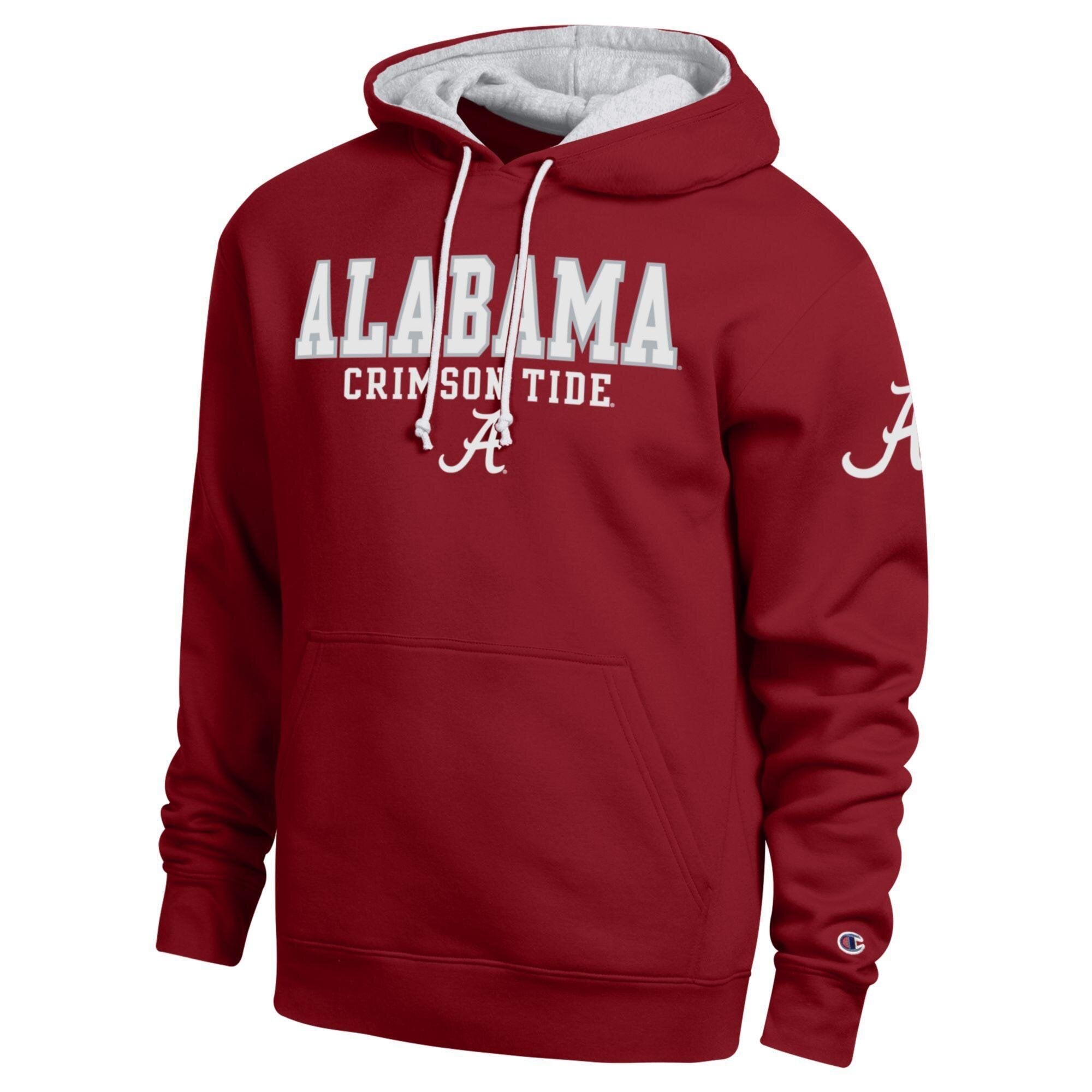 Men's Champion  Crimson Alabama Tide Contrast Hoodie