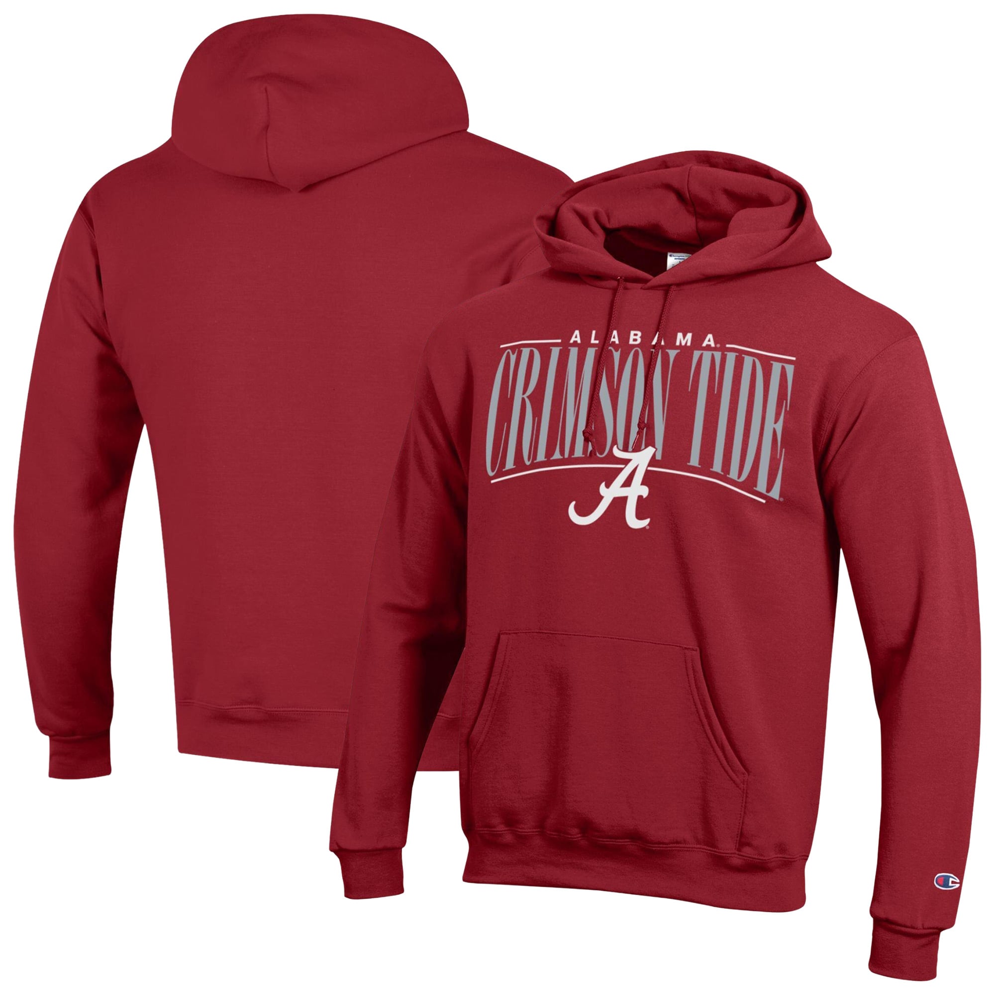 Men's Champion Crimson Alabama Tide Team Pride Powerblend Hoodie
