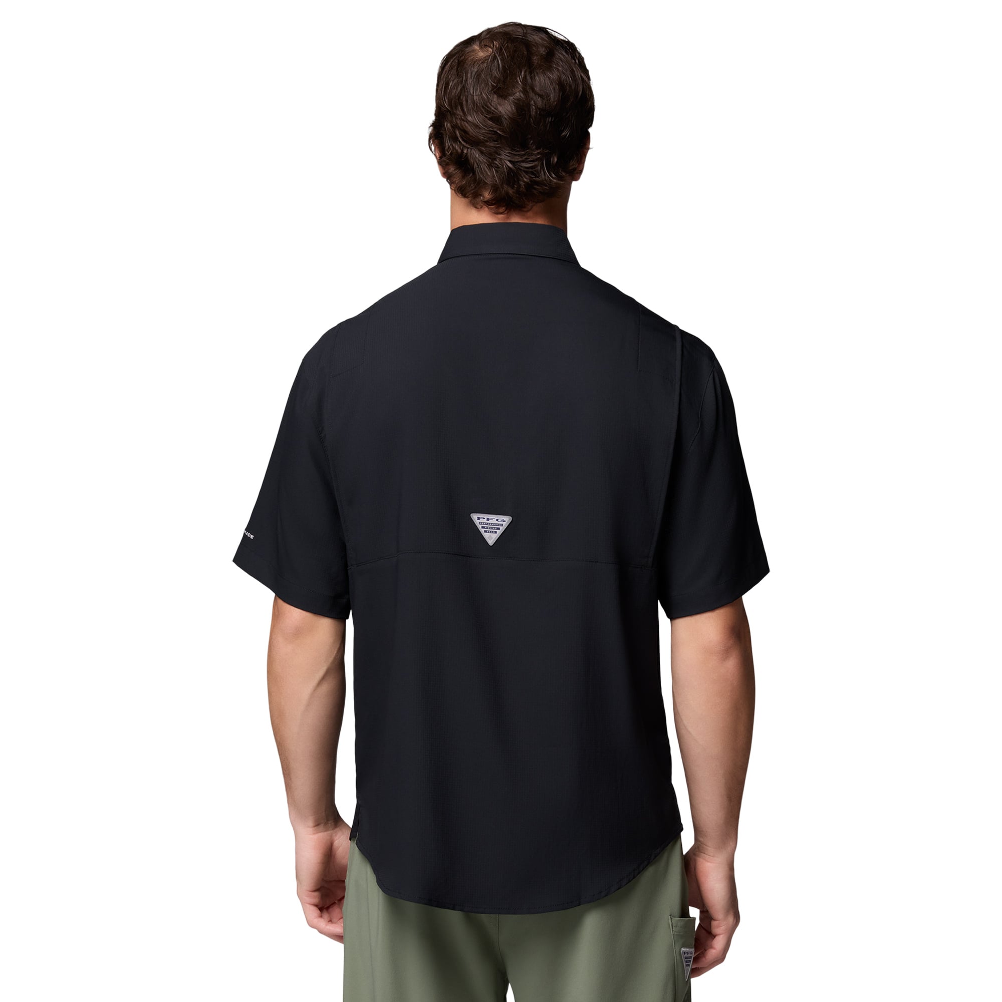 Chemise boutonnée Columbia Black Alabama Crimson Tide Tamiami Omni-Shade pour homme