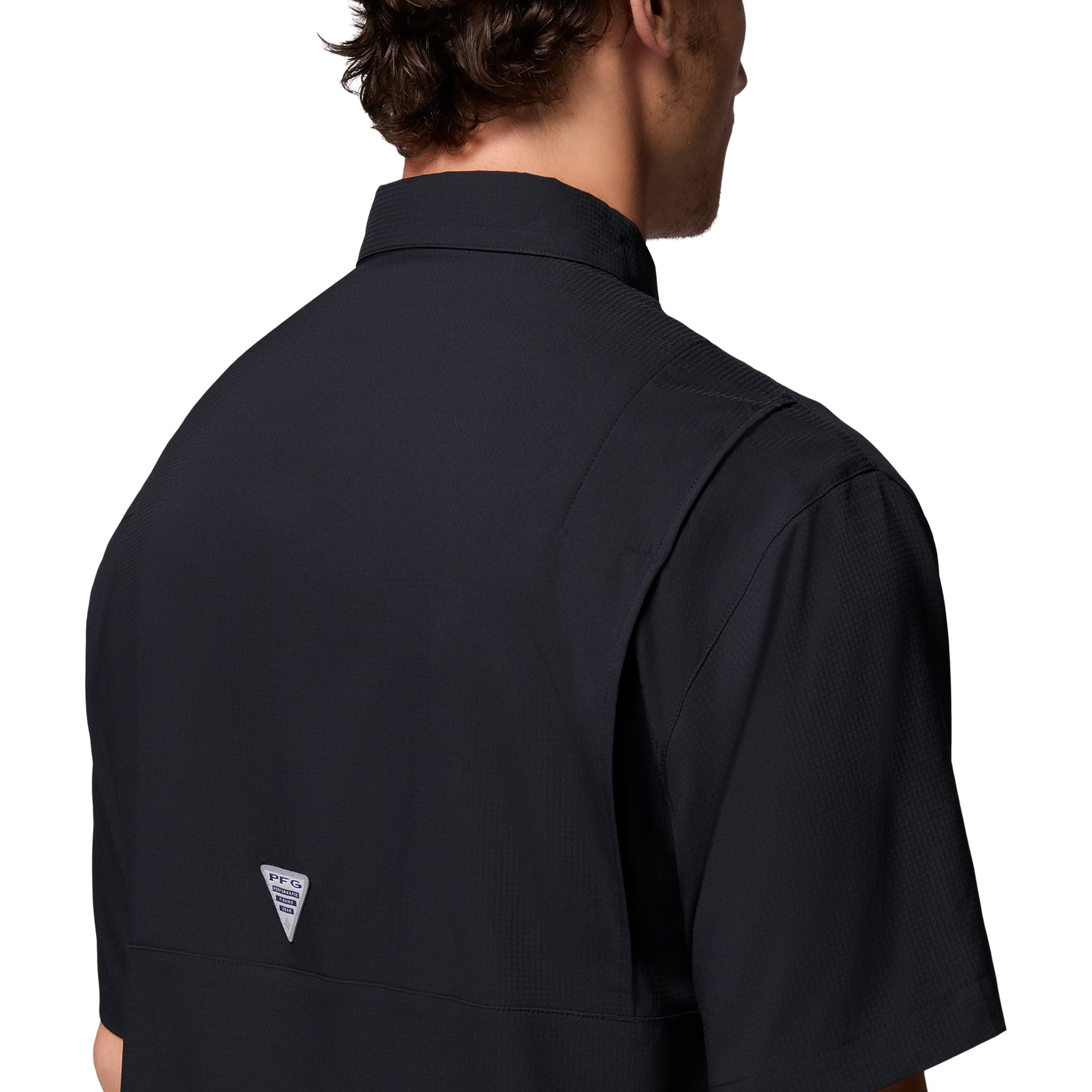 Chemise boutonnée Columbia Black Alabama Crimson Tide Tamiami Omni-Shade pour homme