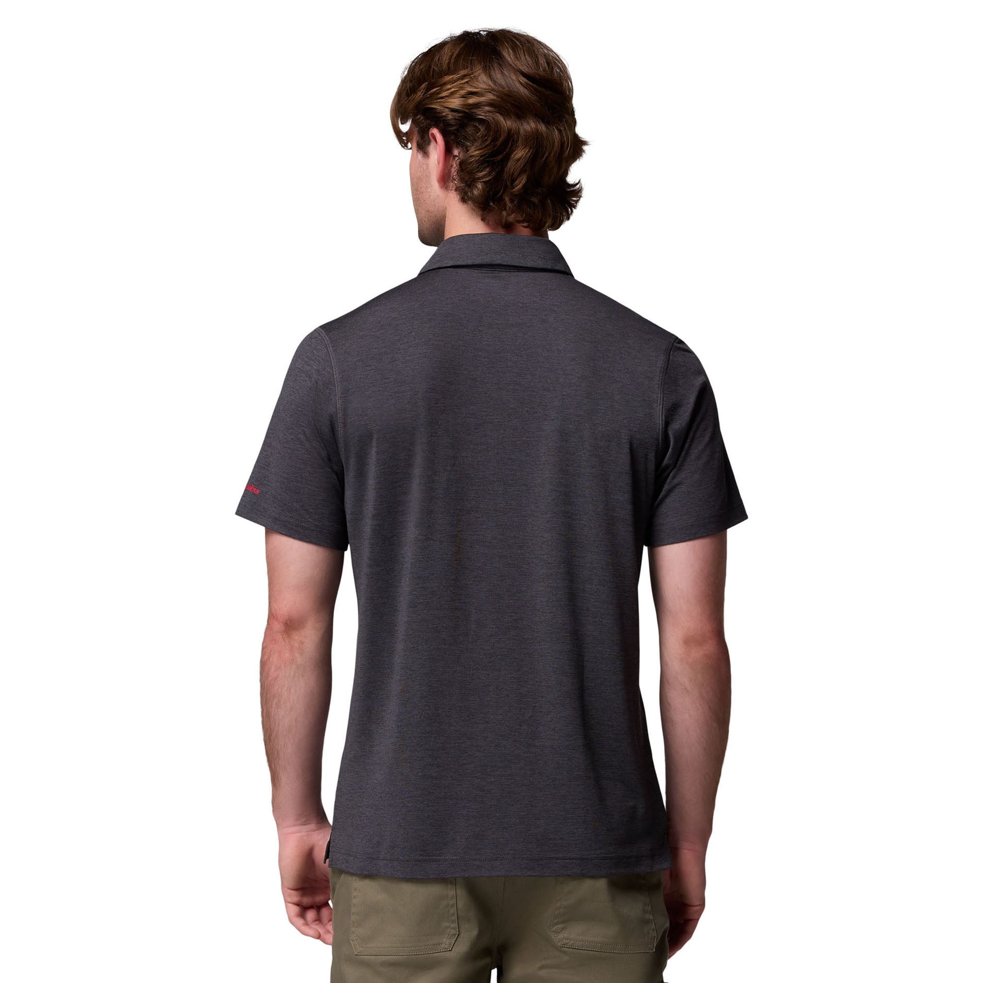 Polo Columbia pour homme, coloris noir Alabama Crimson Tide Trail Omni-Shade