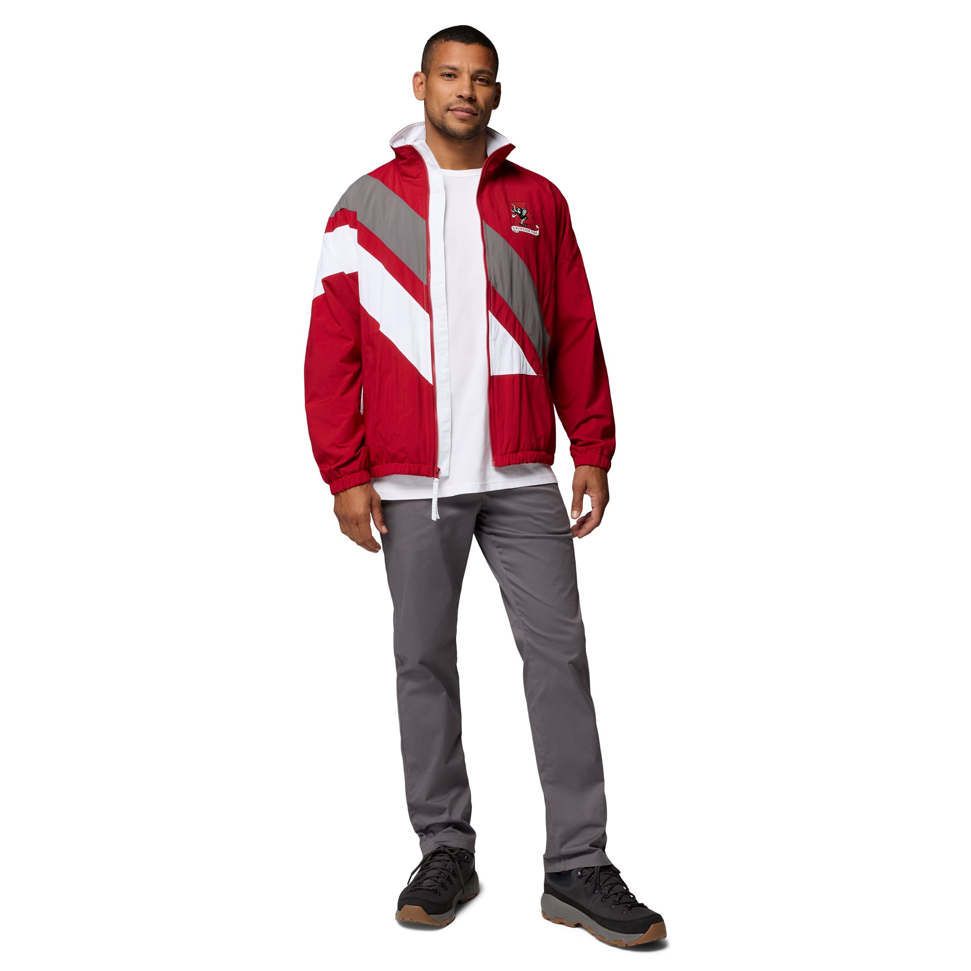 Men's Columbia Crimson Alabama Tide Reventure Full-Zip Windbreaker Jacket