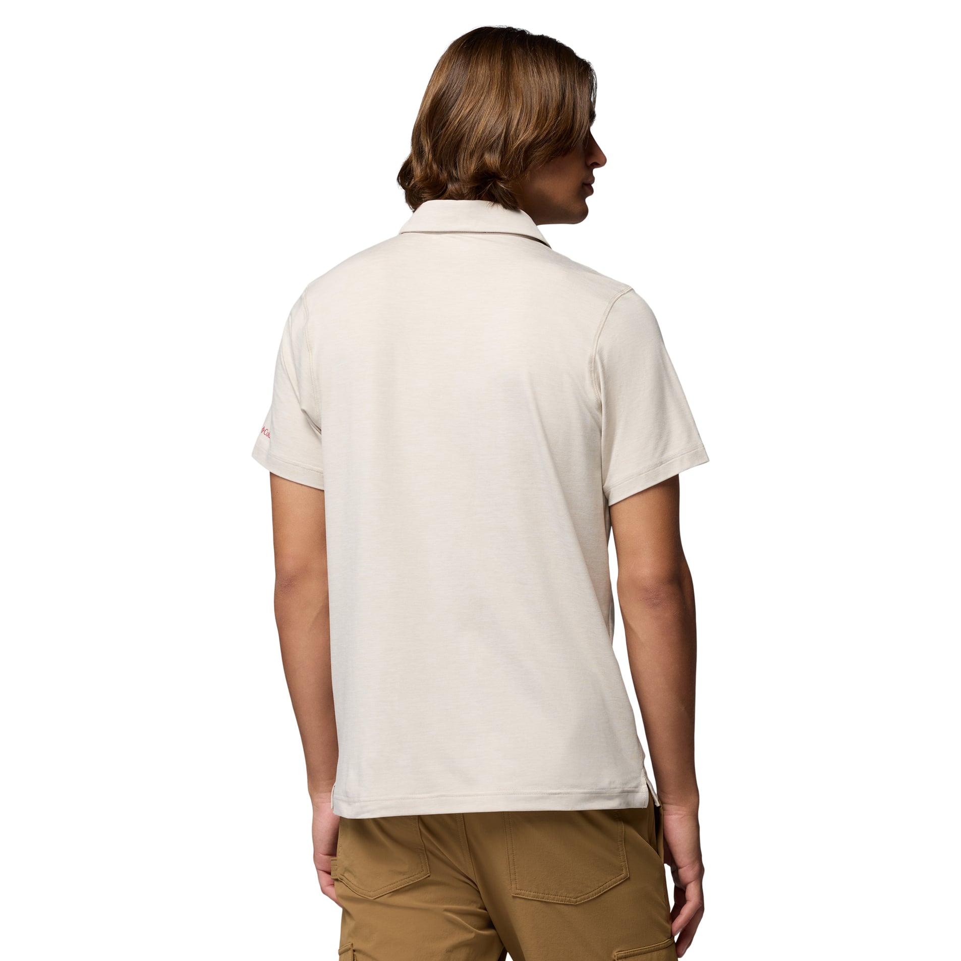 Men's Columbia  Tan Alabama Crimson Tide Trail Omni-Shade Polo