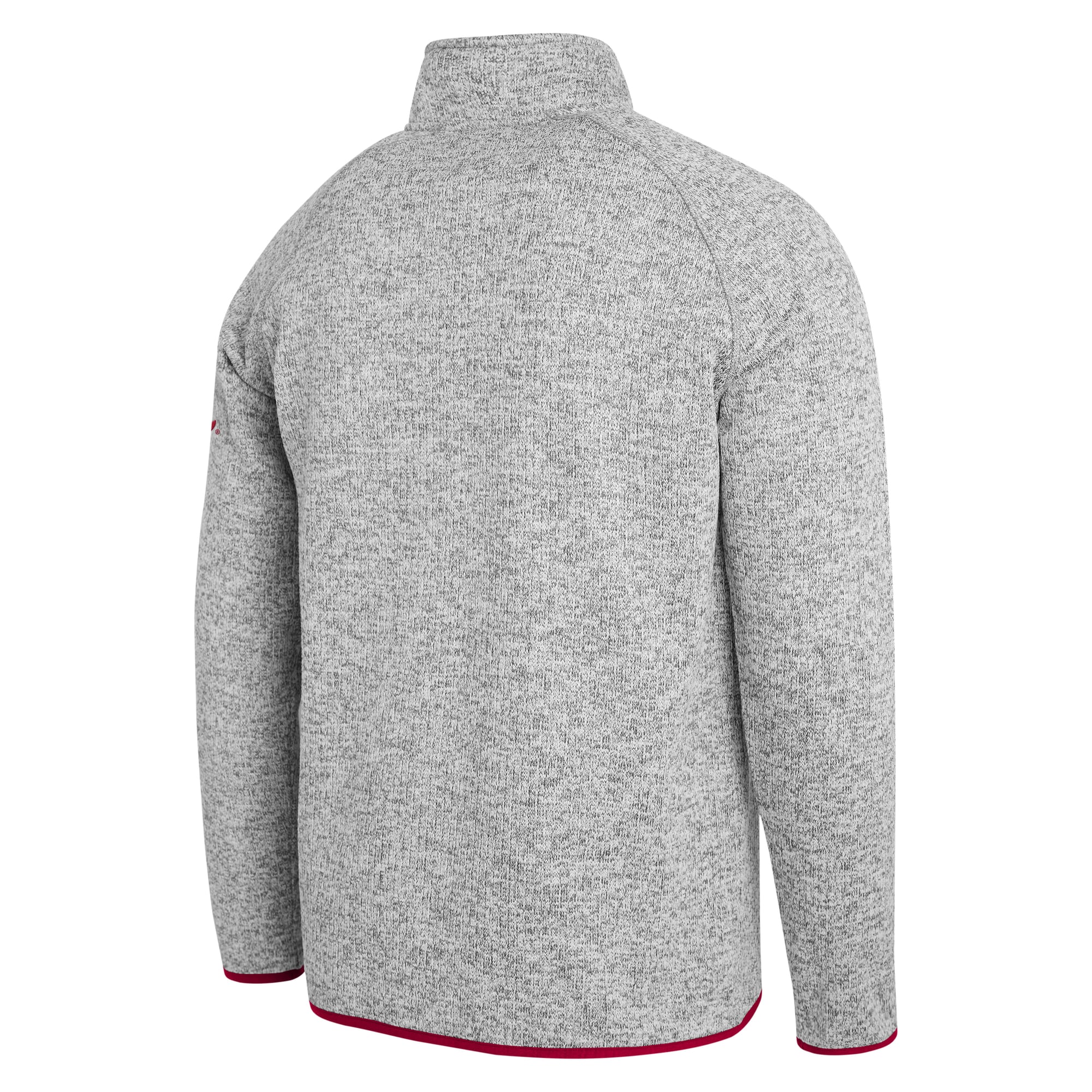 Pull en maille à col zippé gris Alabama Crimson Tide de la collection Darius Rucker pour homme par Fanatics