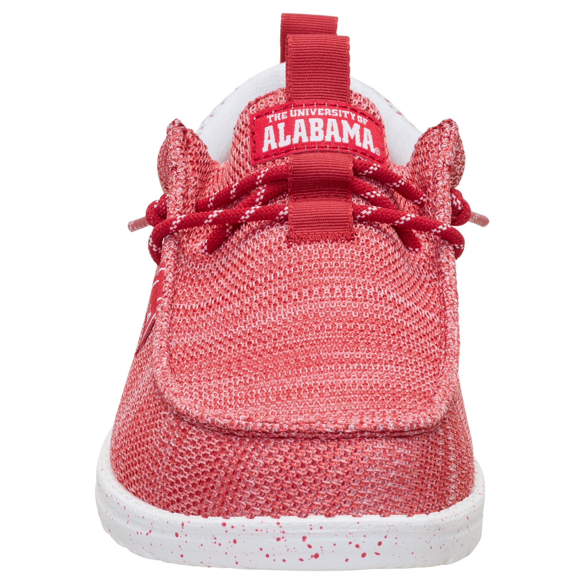 Men's Hey Dude Crimson Alabama Tide Wally Stretch Sox Shoes
