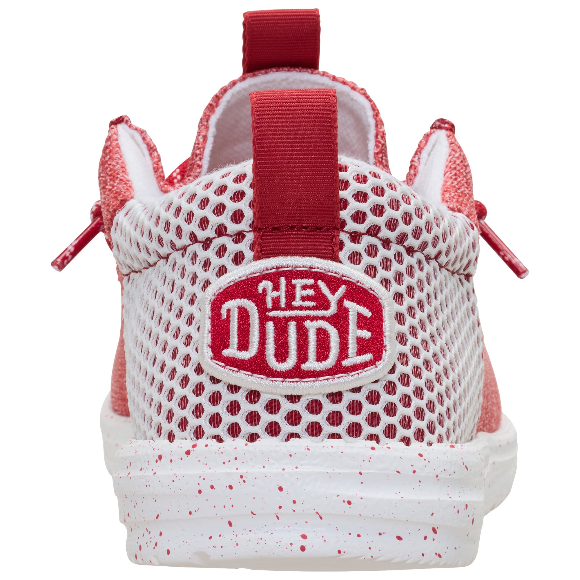 Men's Hey Dude Crimson Alabama Tide Wally Stretch Sox Shoes
