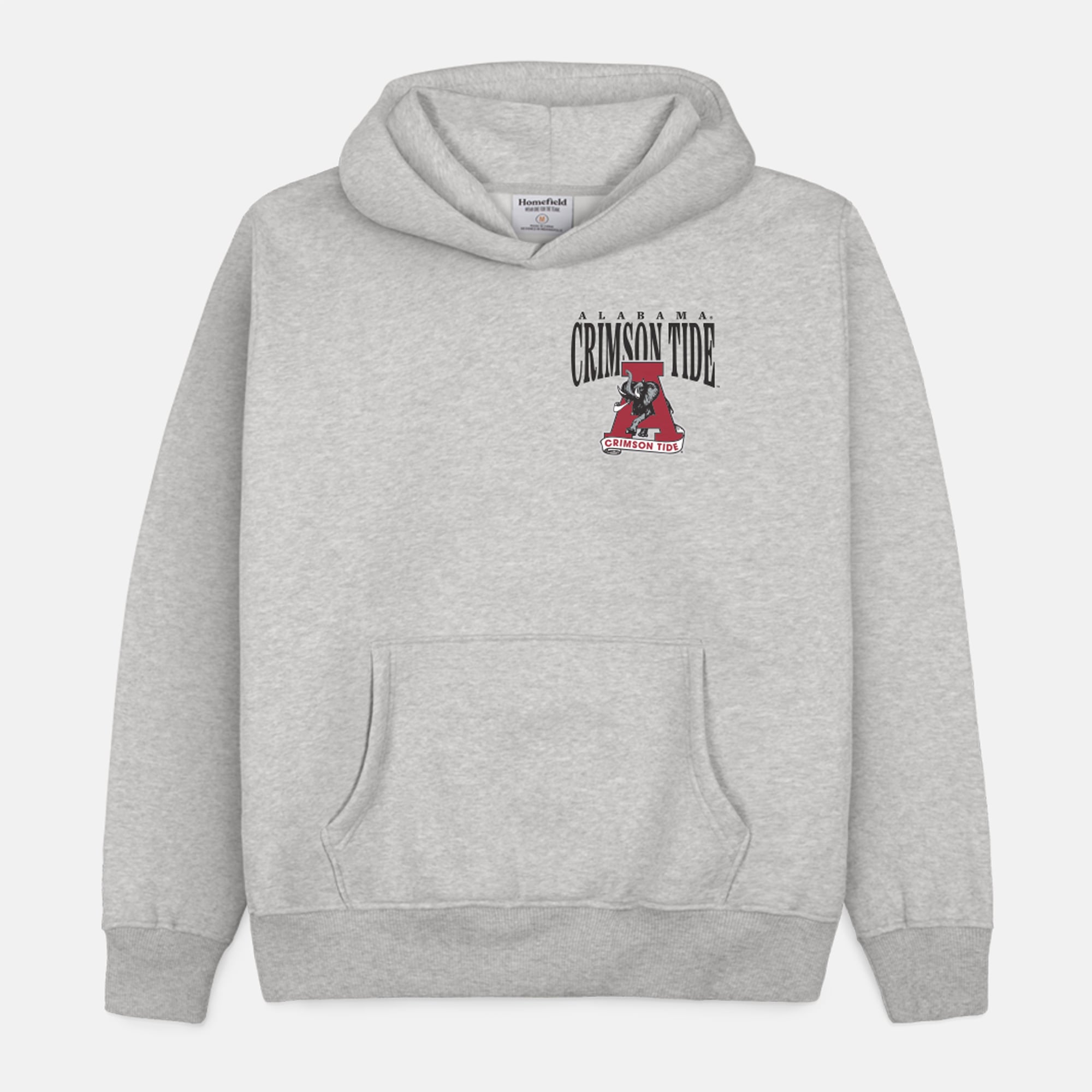 Men's Homefield  Gray Alabama Crimson Tide Football Heavyweight Hoodie