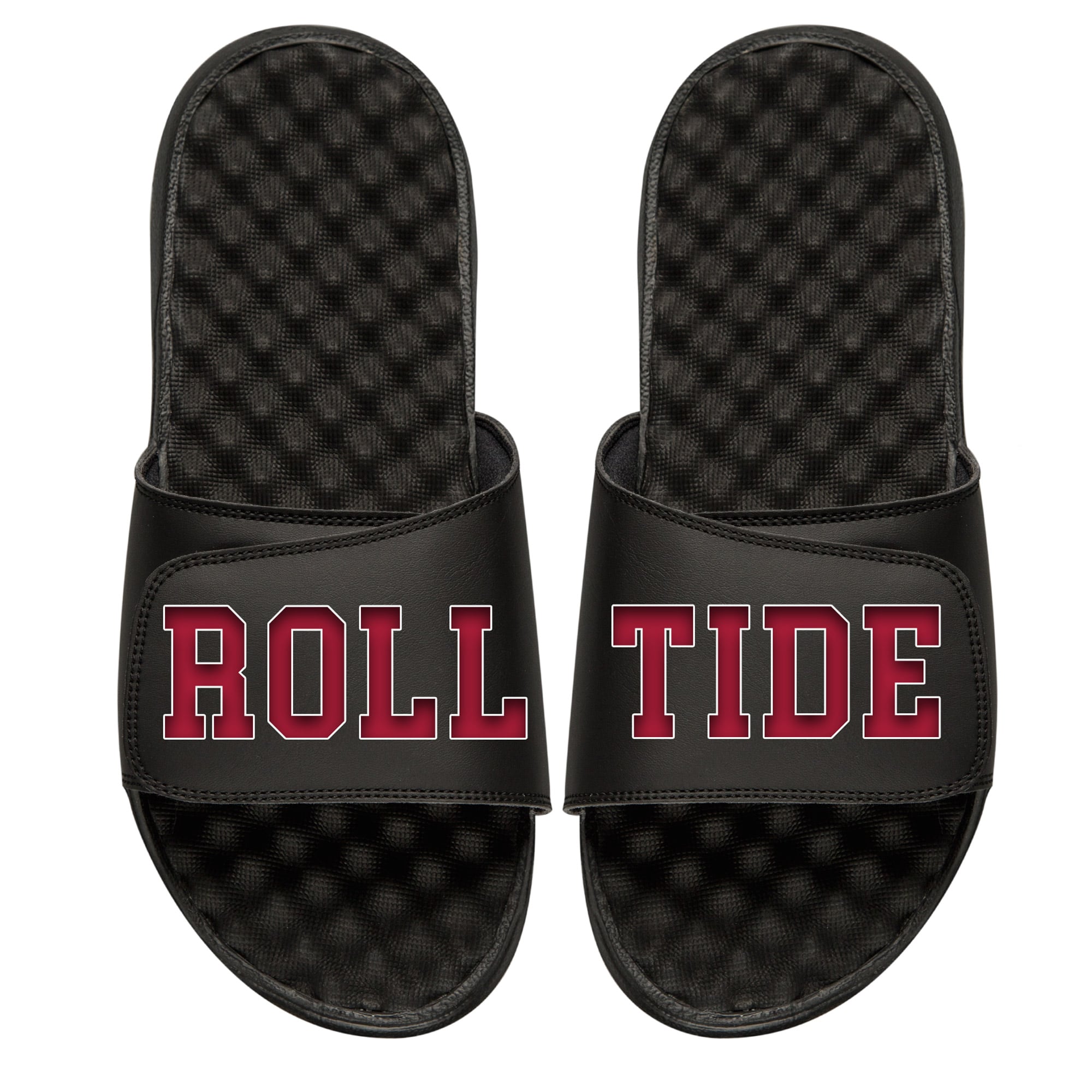 ISLIDE ALABAMA ROLL TIDE SLIDES: BLACK: New With Tags: Mens Size 7 ISlide USA University of Alabama Crimson Tide NCAA Custom Slides main image 4