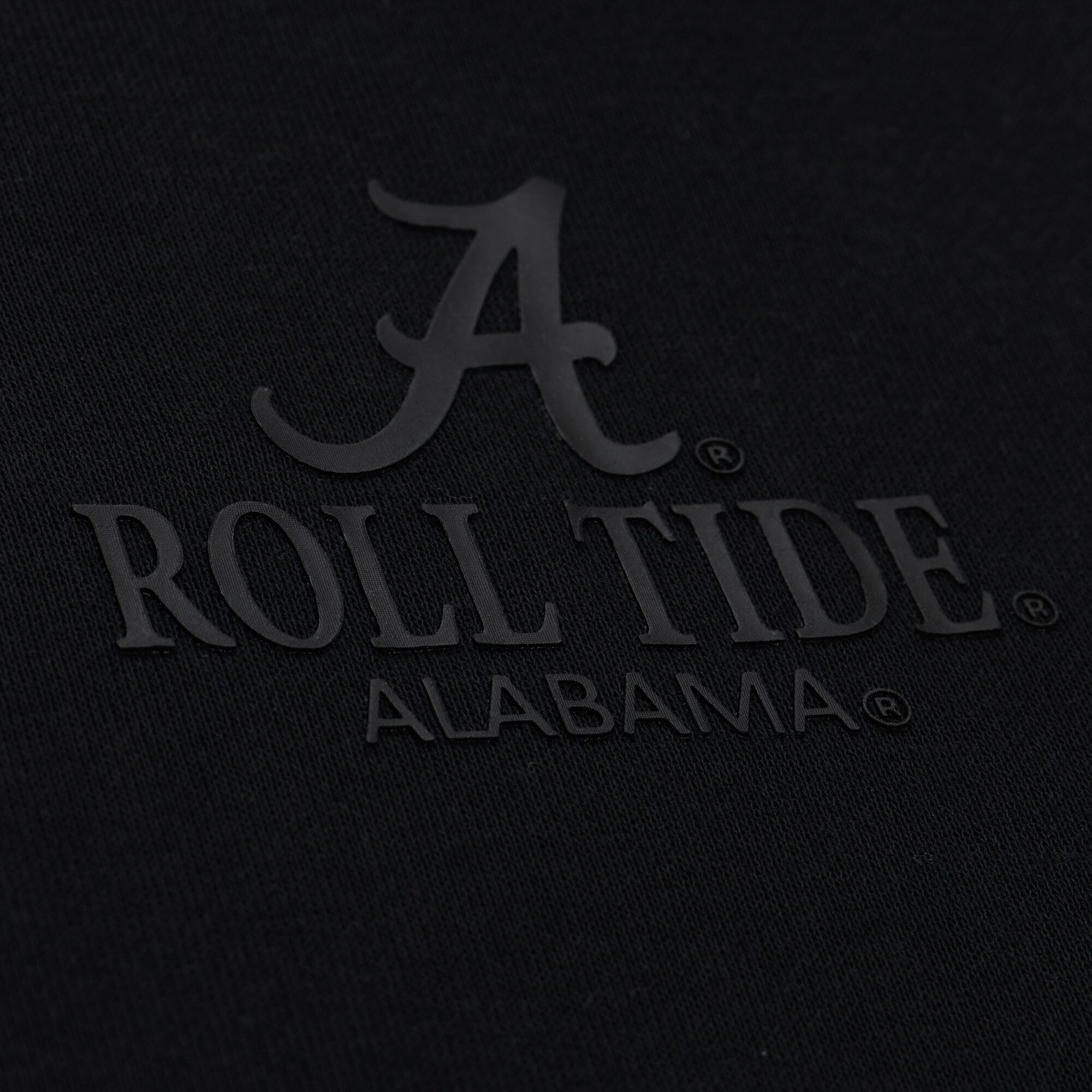 Men's Mitchell & Ness  Black Alabama Crimson Tide Monochrome Icon Fleece Hoodie