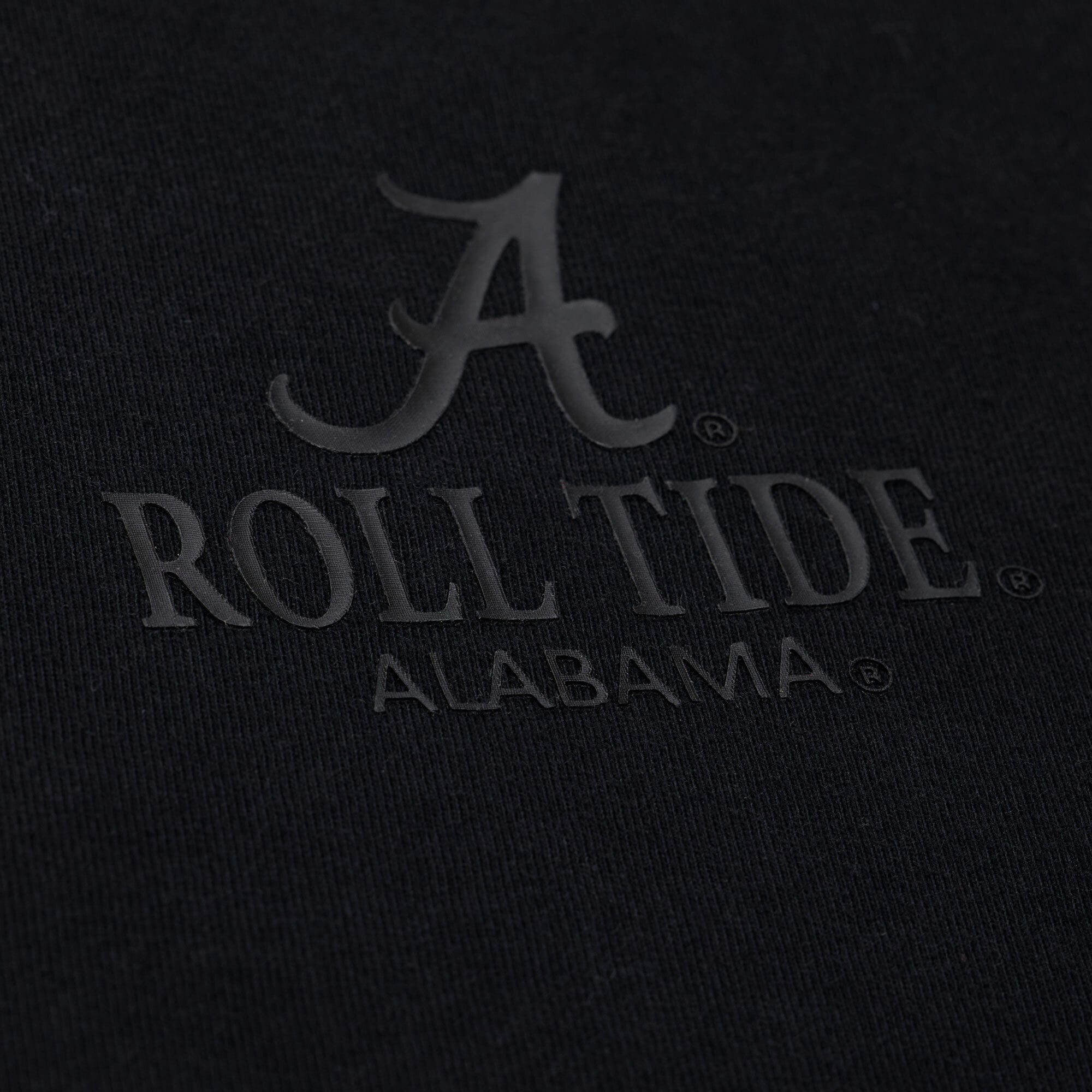 Men's Mitchell & Ness  Black Alabama Crimson Tide Monochrome Icon T-Shirt