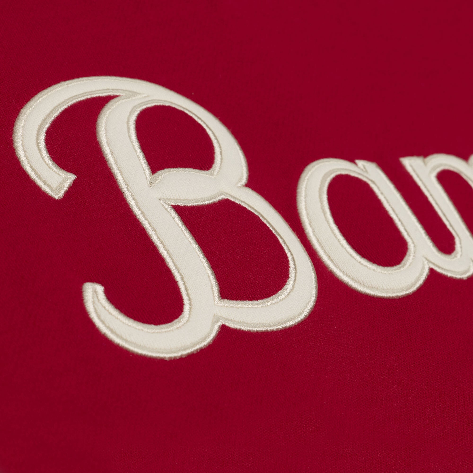 Polo à manches longues Mitchell & Ness Crimson Alabama Tide Retro Roots en molleton français pour homme