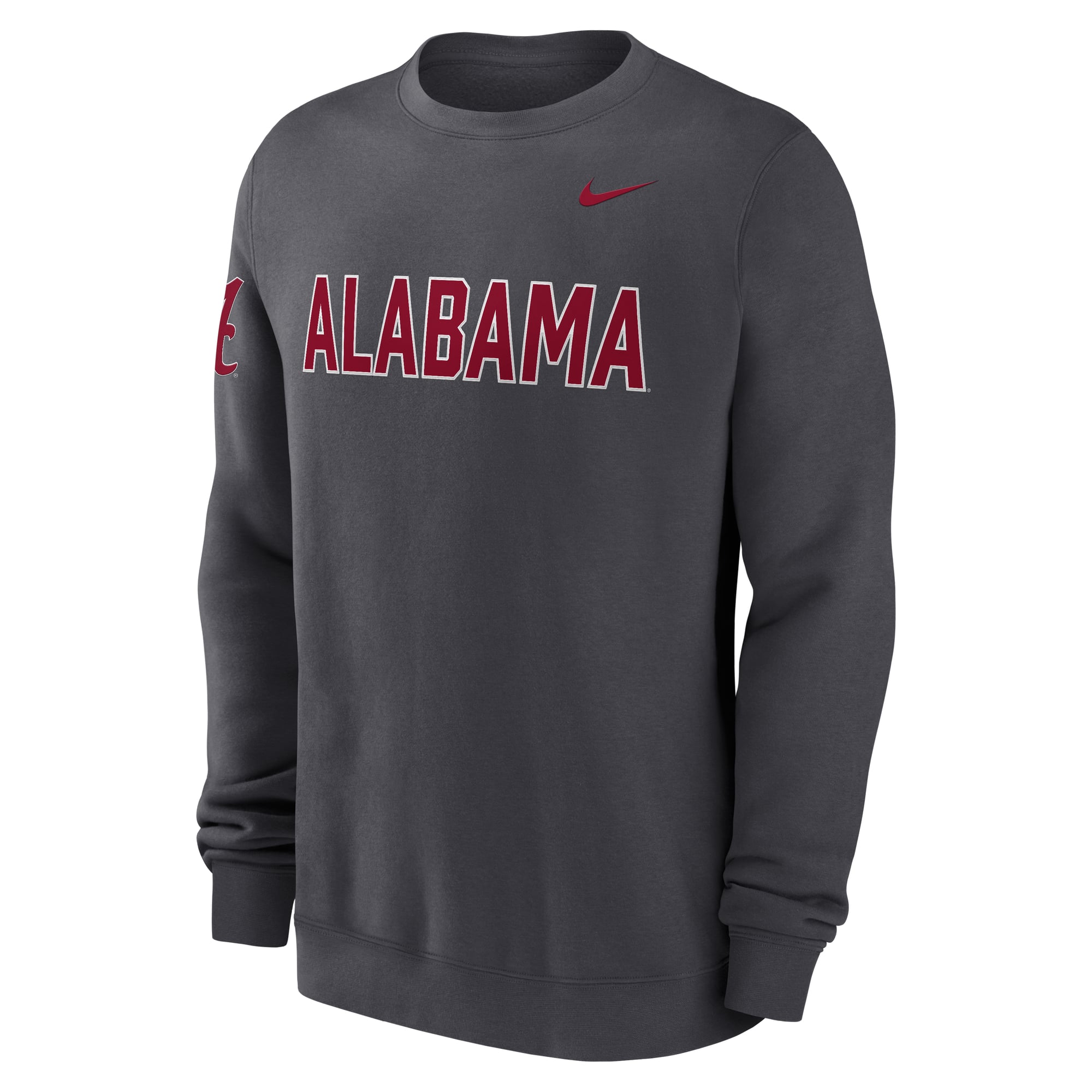 Sweat-shirt Nike Crimson Alabama Tide 2026 Sideline Club pour homme