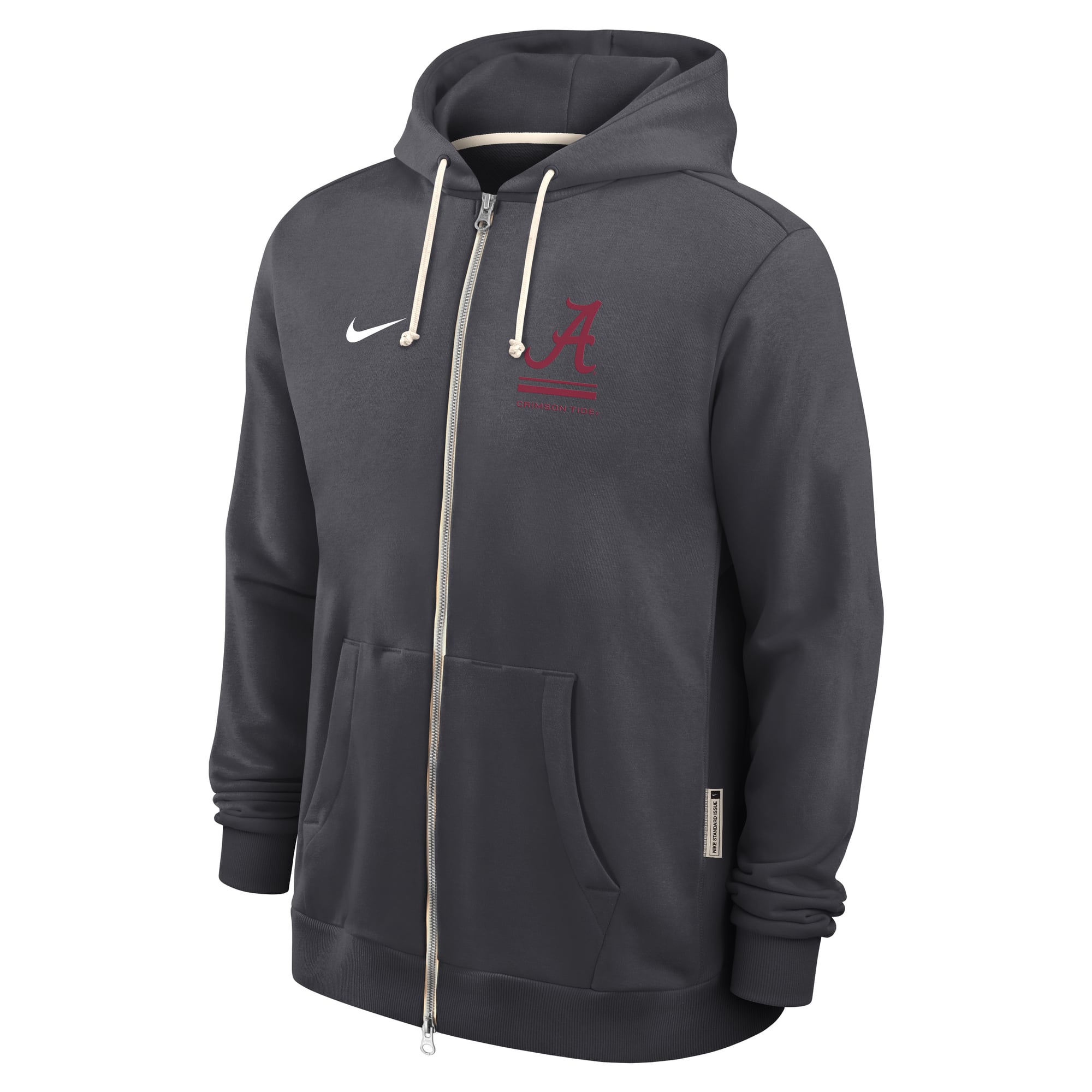 Sweat à capuche zippé Nike Crimson Alabama Tide 2026 Sideline Standard Issue Dri-FIT pour homme