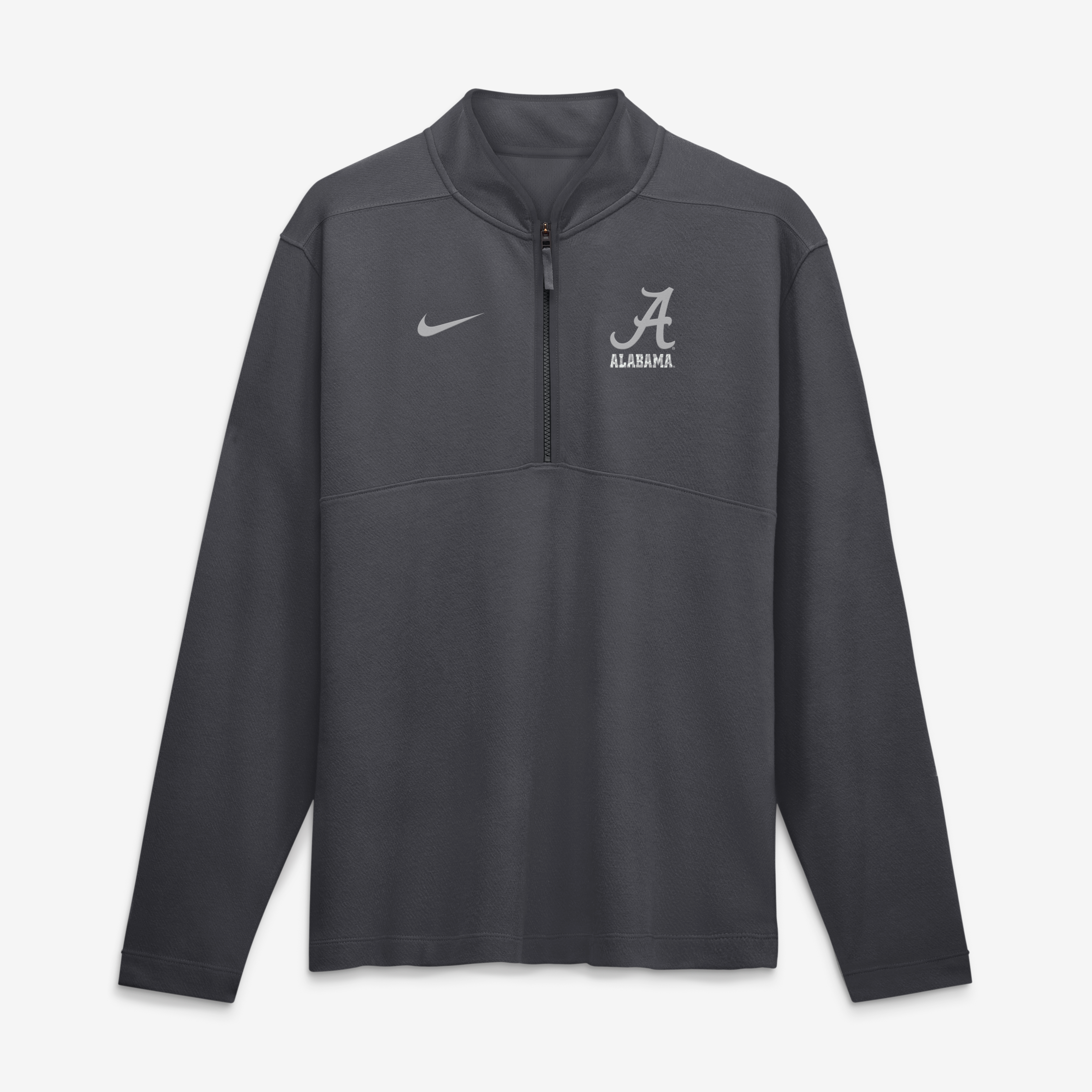 Pull-over Nike Victory demi-zip anthracite Alabama Crimson Tide Dri-FIT pour homme