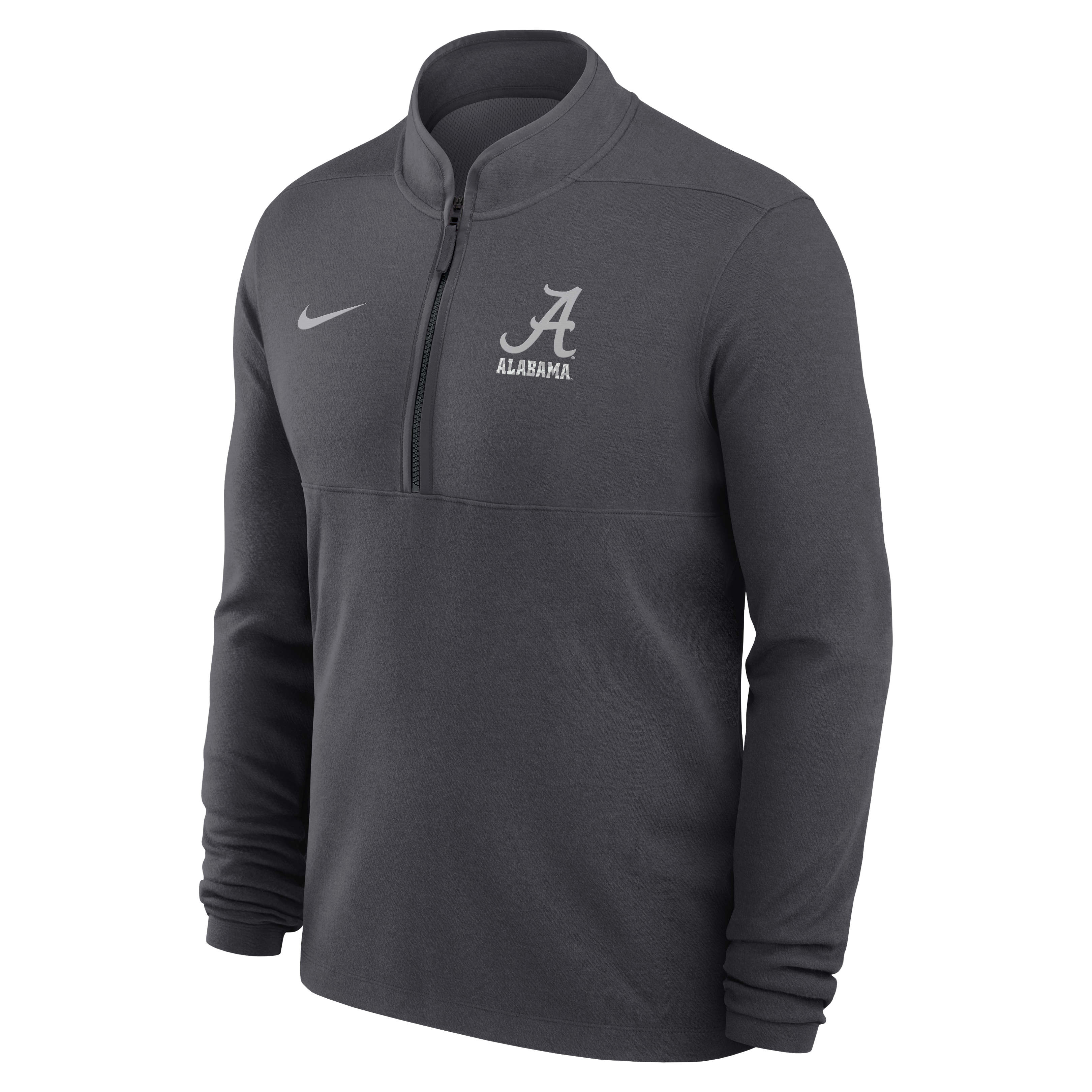 Pull-over Nike Victory demi-zip anthracite Alabama Crimson Tide Dri-FIT pour homme