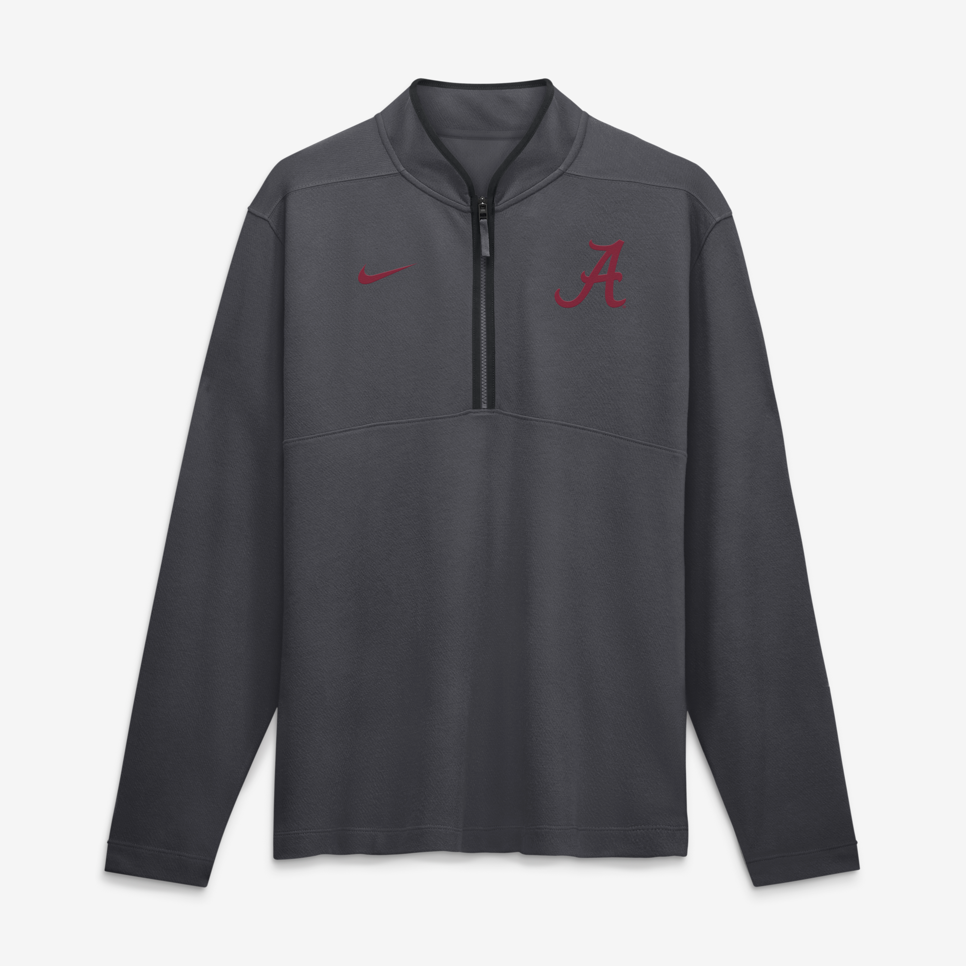 Pull-over Nike Victory demi-zip anthracite Alabama Crimson Tide Dri-FIT pour homme