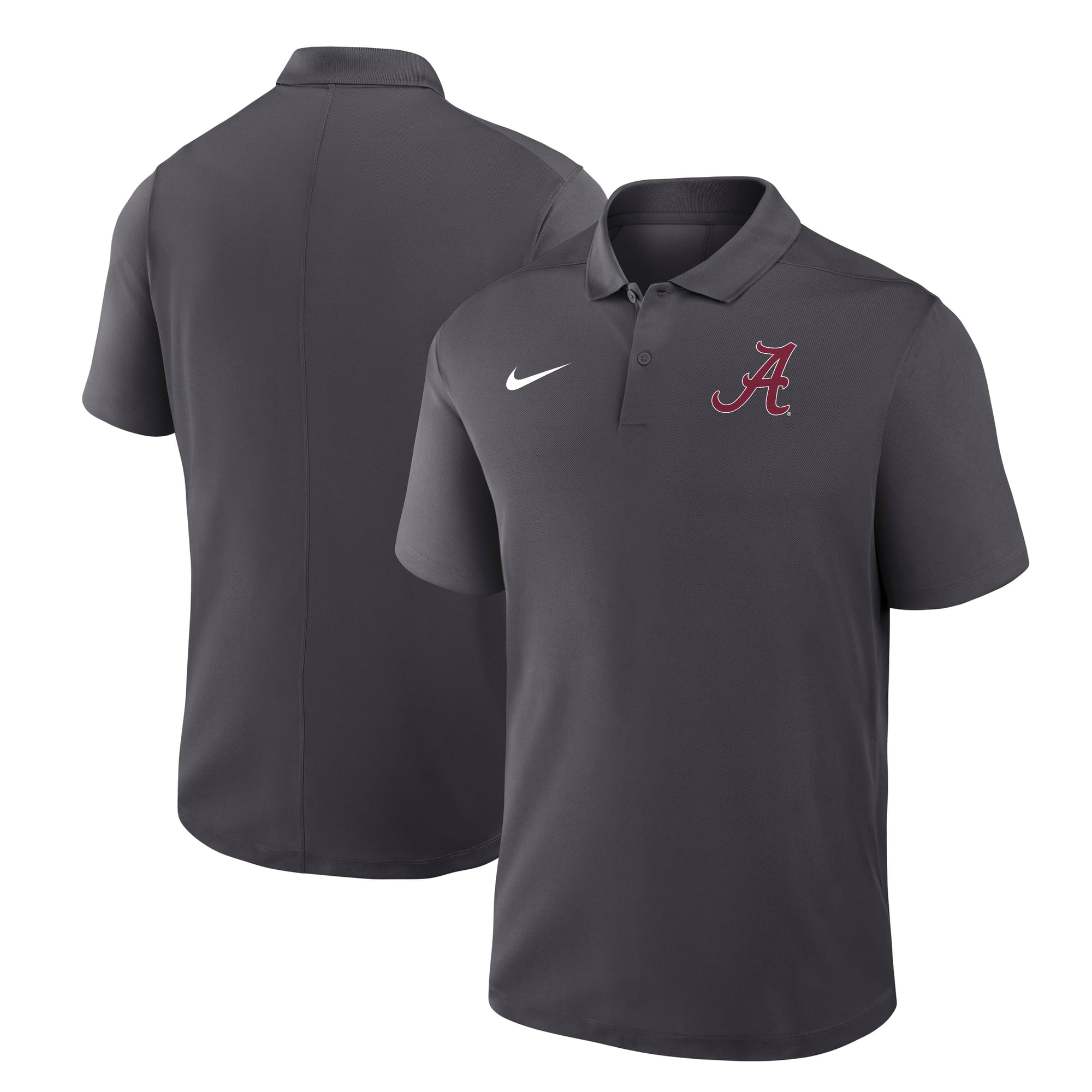 Men's Nike Anthracite Alabama Crimson Tide Dri-FIT Victory Polo