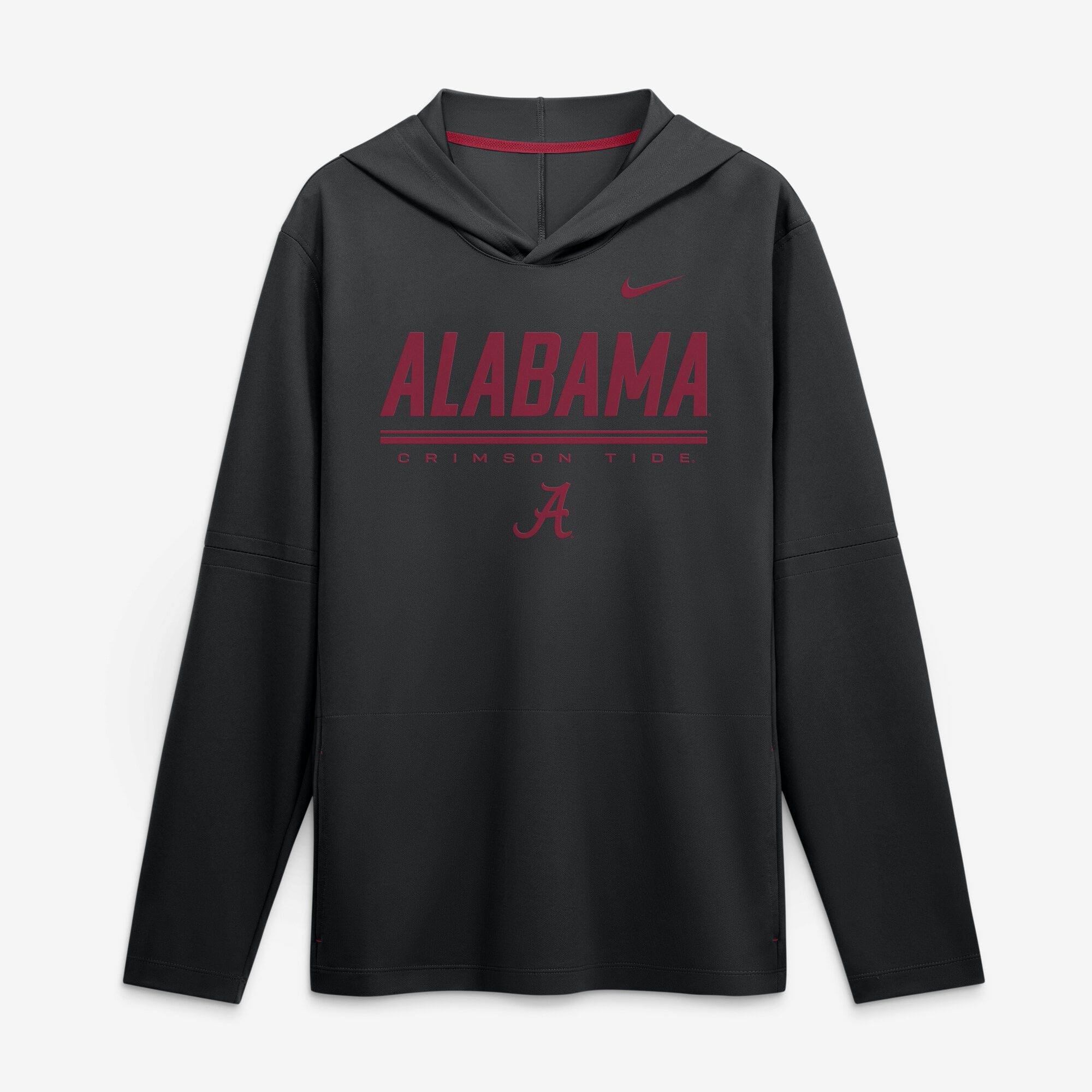 Haut à capuche Nike Sideline Alabama Crimson Tide noir pour homme