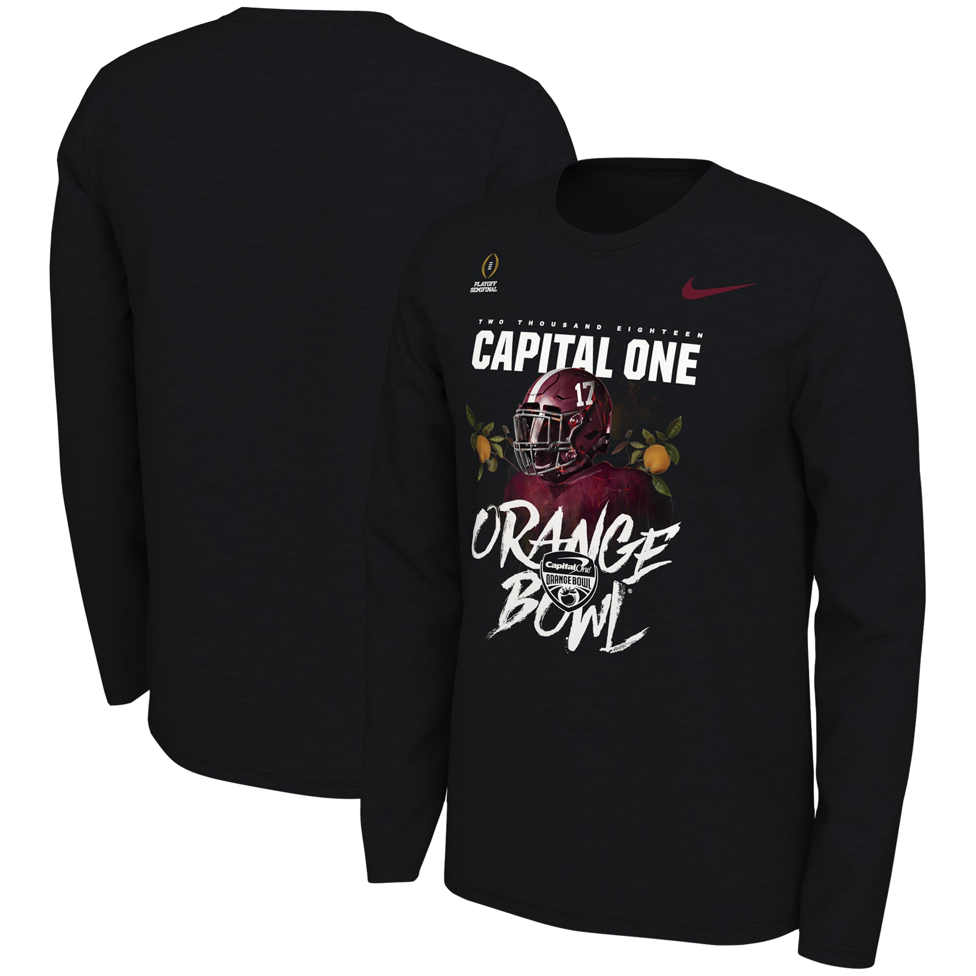 チームドリーム フットサル 支給 ユニフォーム アンブロ DREAM AYA Men's Nike Black Alabama Crimson Tide College Football Playoff