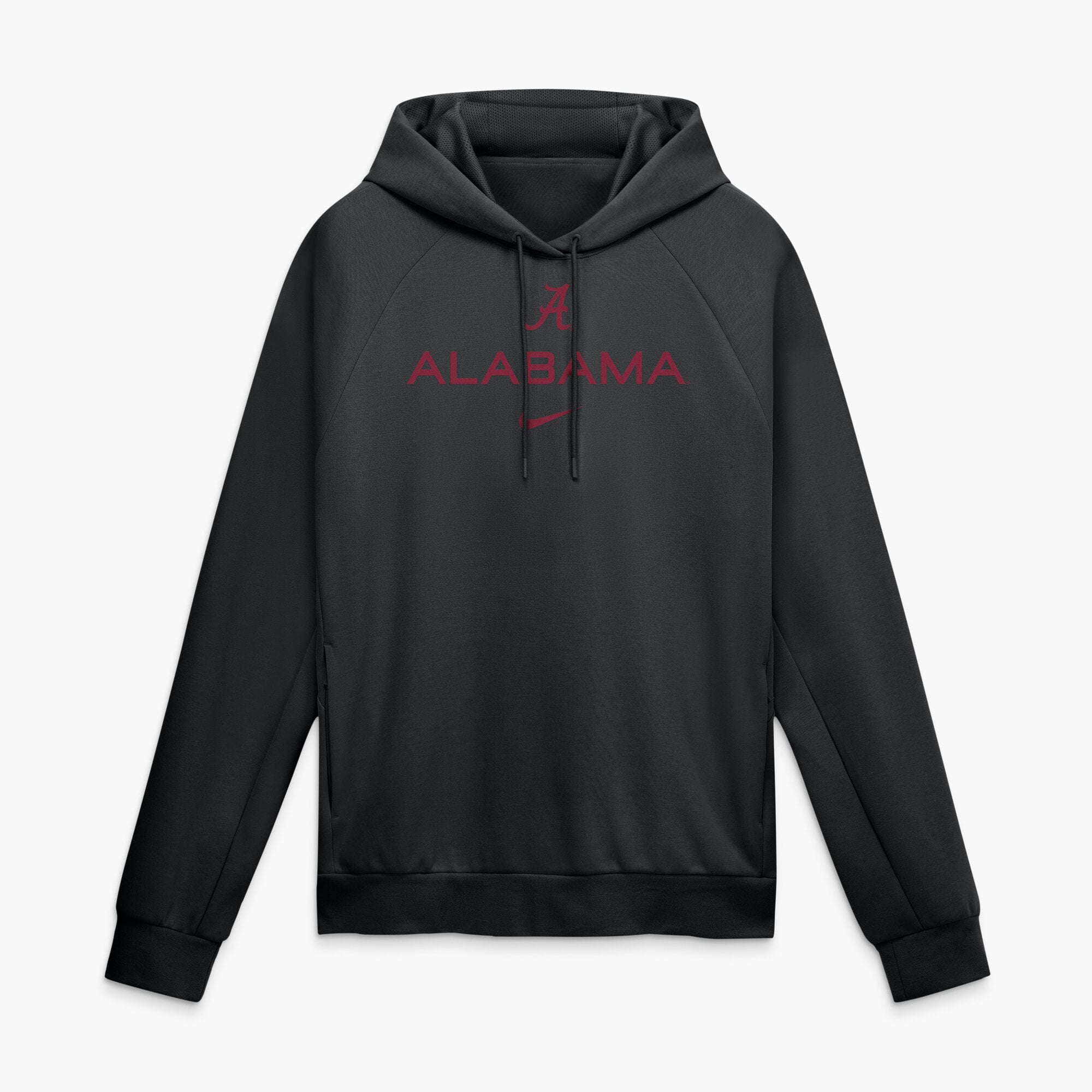 Men's Nike Black Alabama Crimson Tide Premium Performance Raglan Dri-FIT Hoodie
