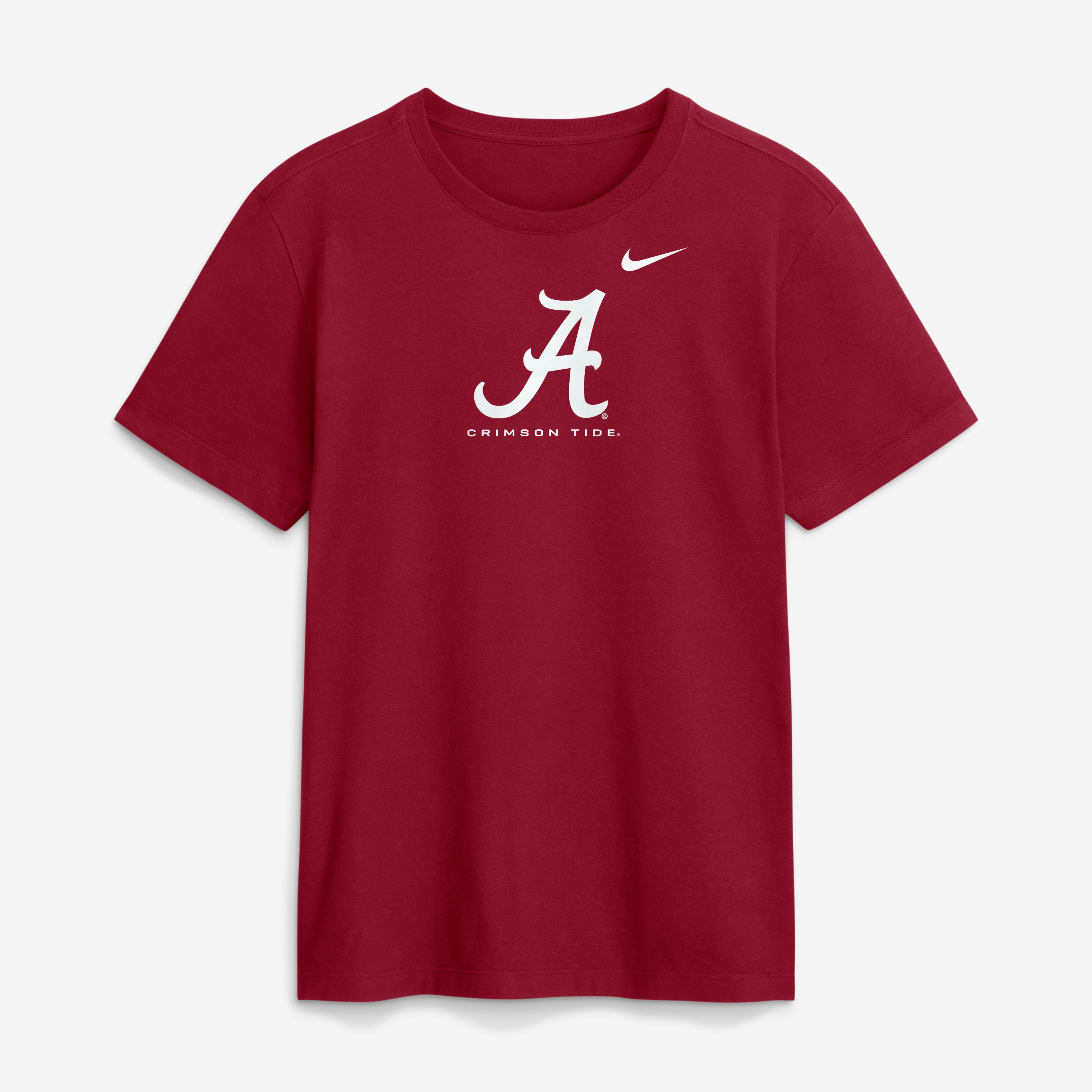 T-shirt Nike Crimson Alabama Tide Courtside Dri-FIT pour homme