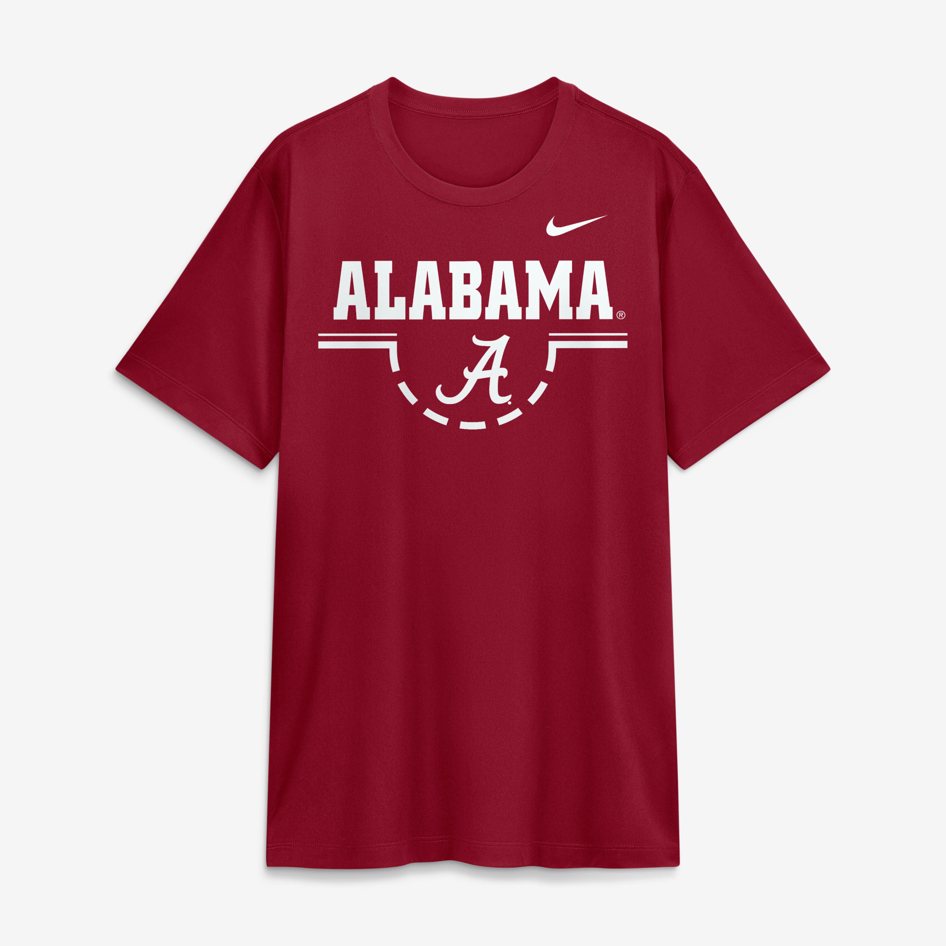 T-shirt Nike Crimson Alabama Tide Courtside Legend pour homme