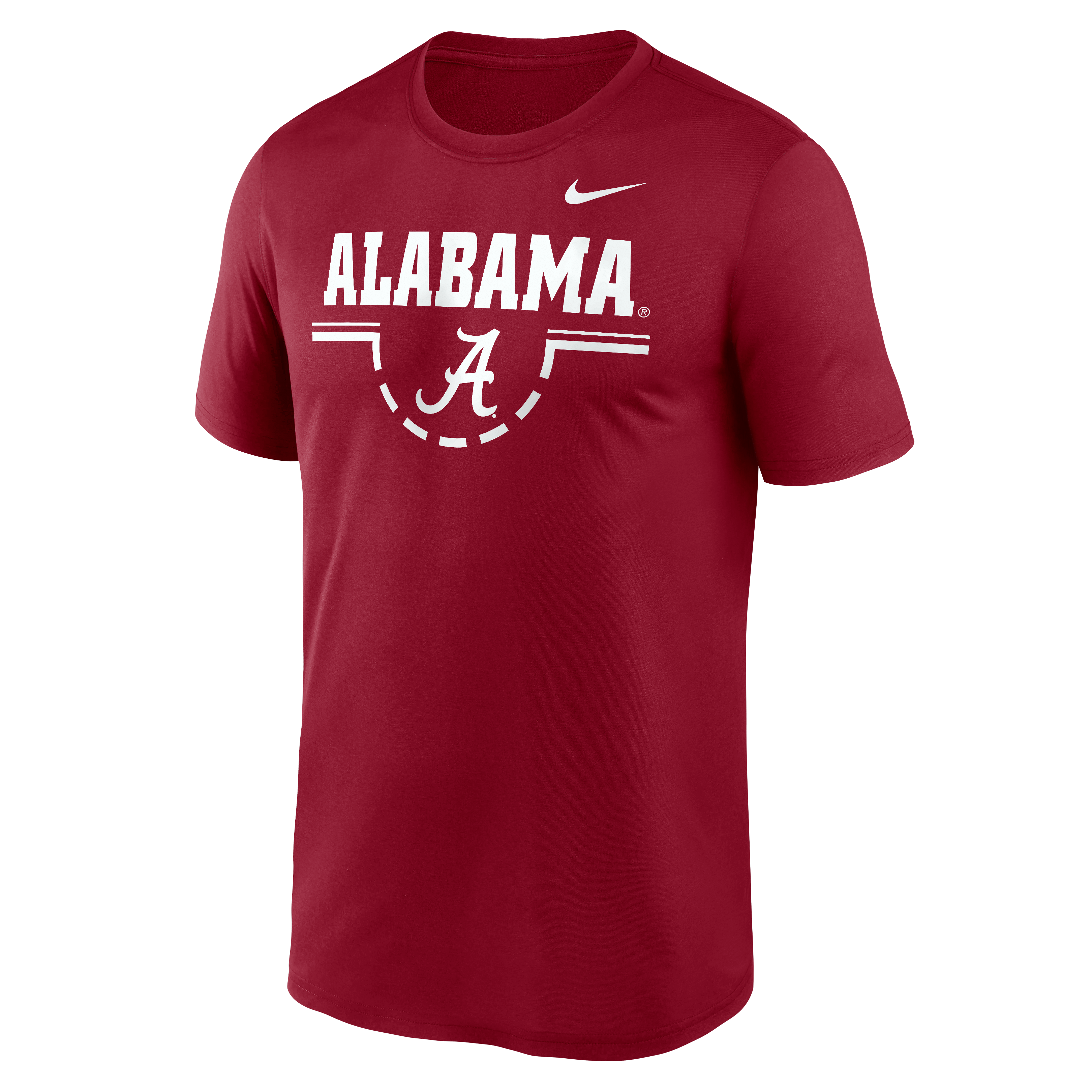 T-shirt Nike Crimson Alabama Tide Courtside Legend pour homme