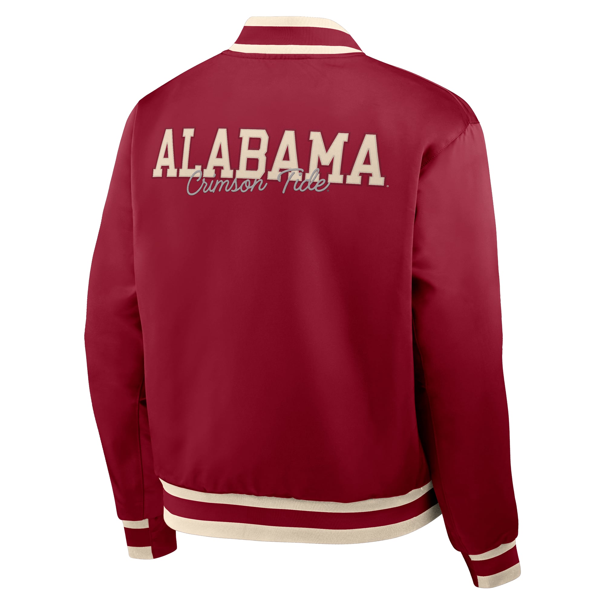 Veste aviateur Nike Crimson Alabama Tide Legacy à boutons-pression pour homme