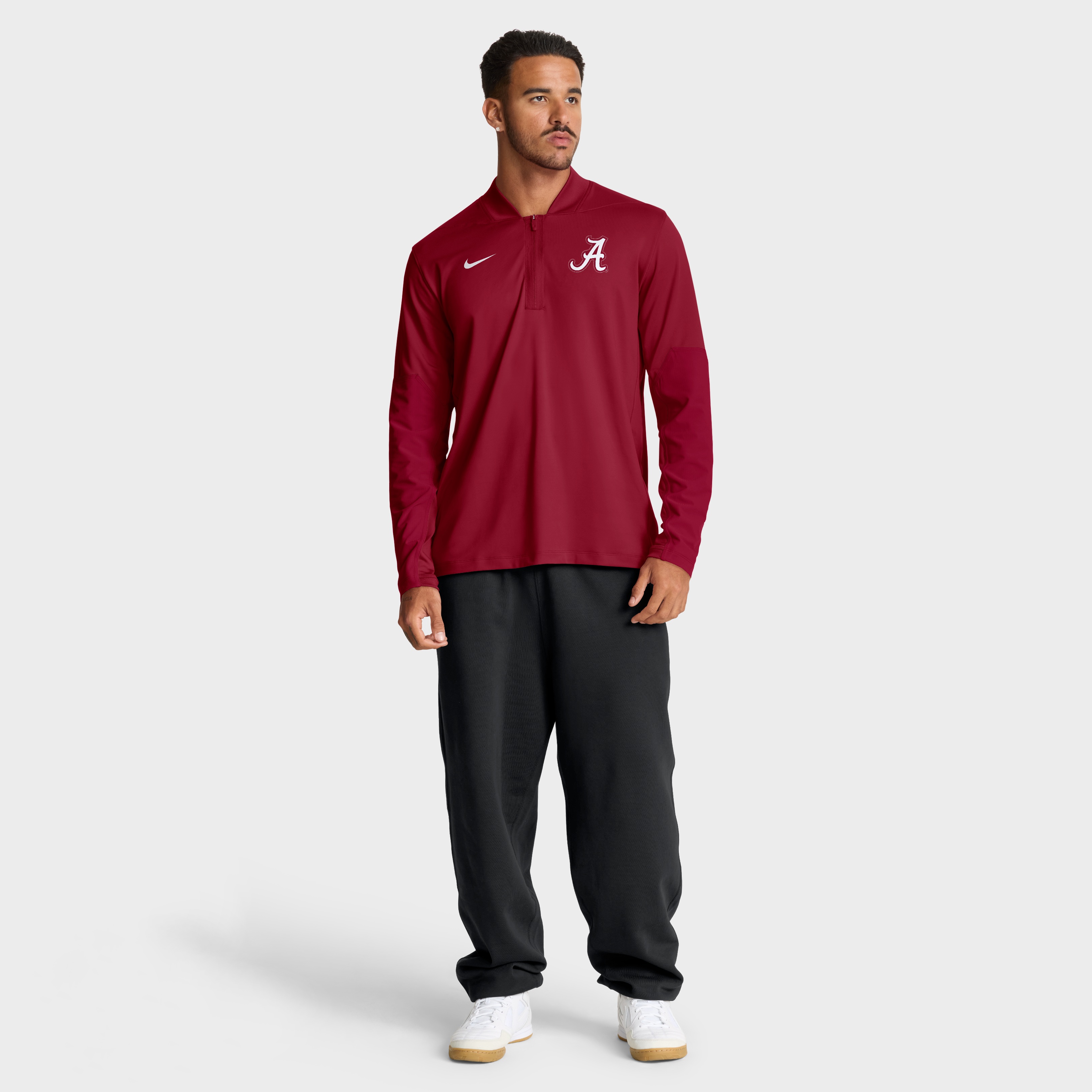 Men's Nike Crimson Alabama Tide One Goal Performance Half-Zip Pullover