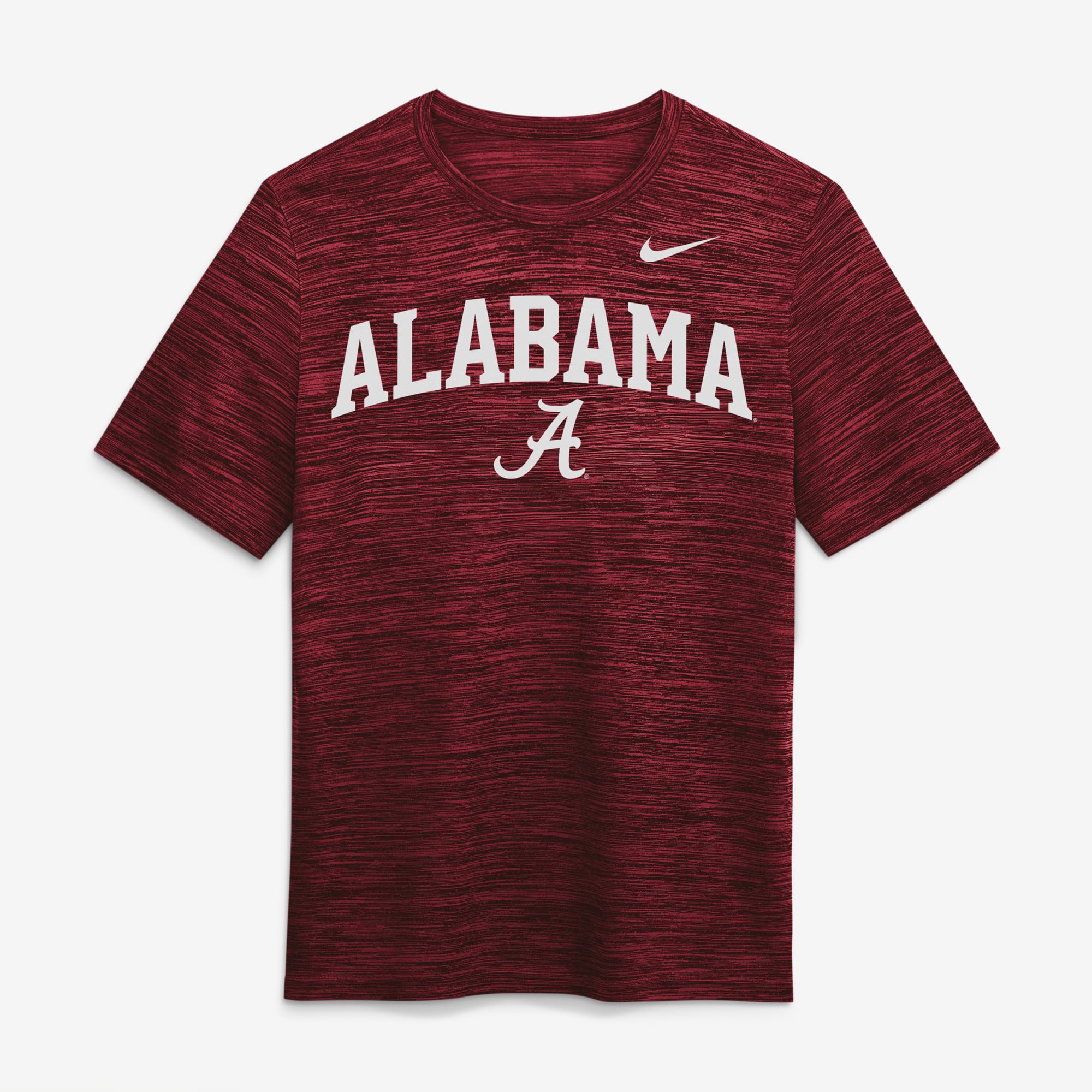Men's Nike Crimson Alabama Tide Primetime Arch Logo Velocity Dri-FIT T-Shirt