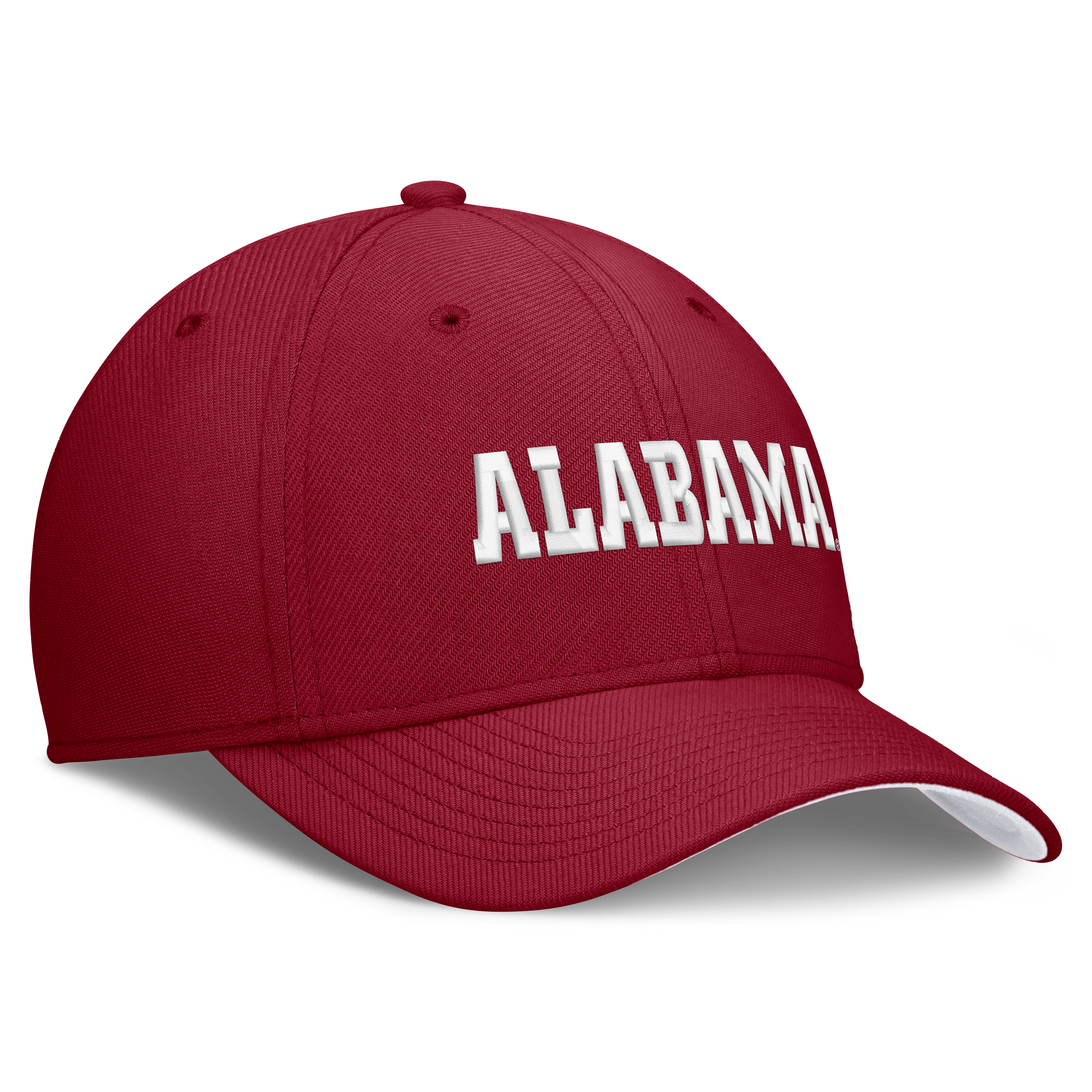 Casquette Nike Crimson Alabama Tide Primetime Team Rise Dri-FIT Flex pour homme