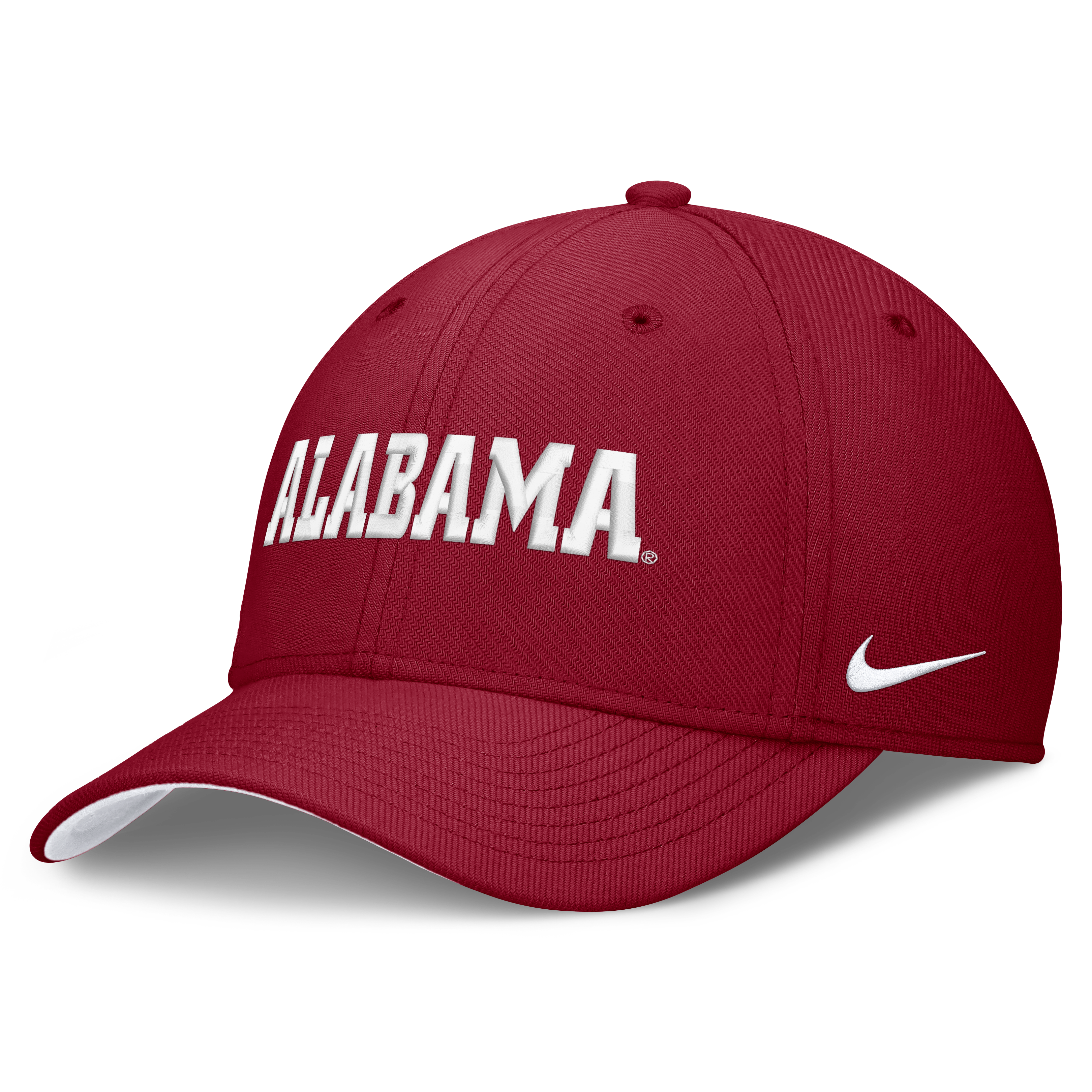 Casquette Nike Crimson Alabama Tide Primetime Team Rise Dri-FIT Flex pour homme